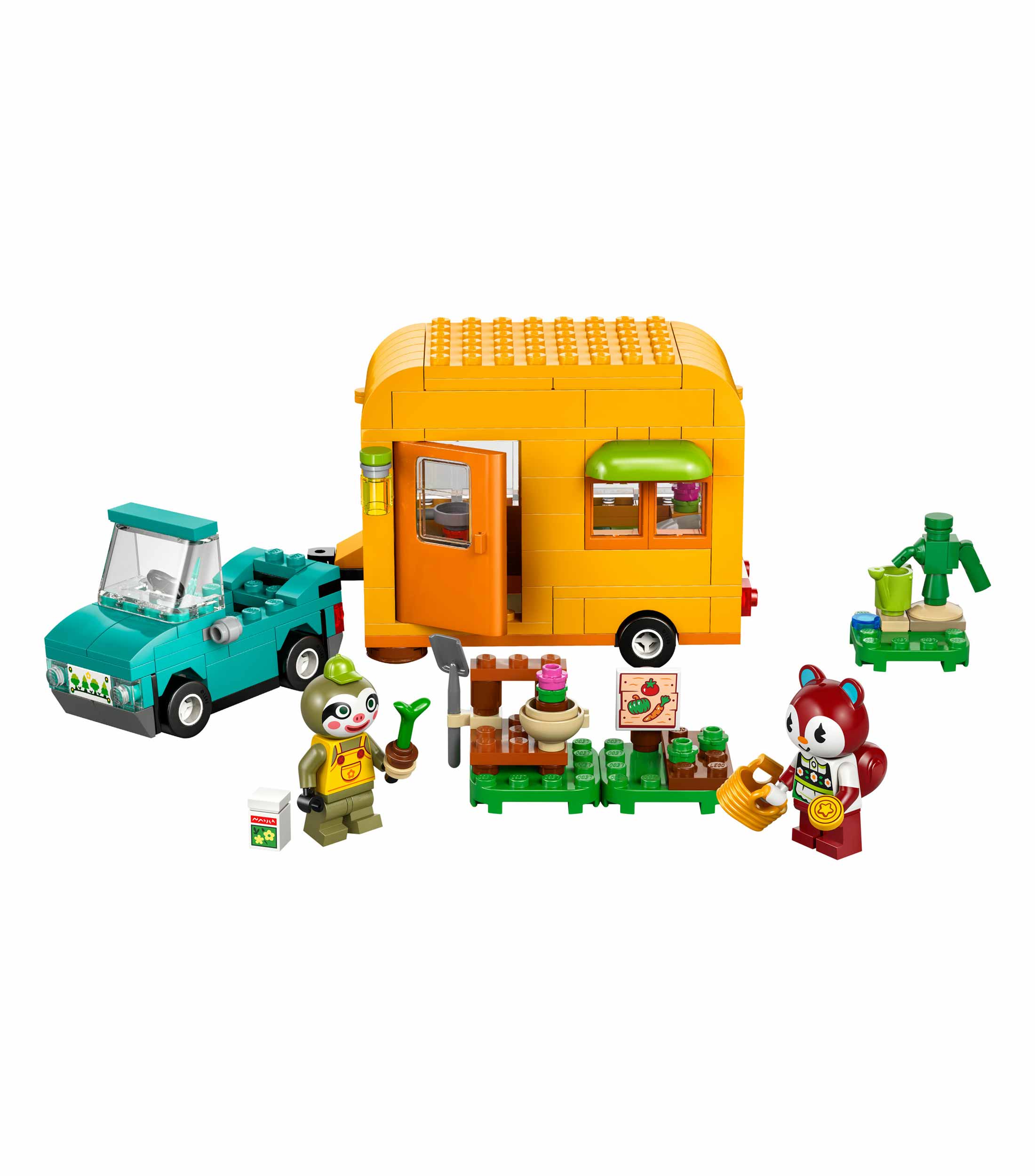 Lego Animal Crossing, Leifs Caravan Garden Shop 77054
