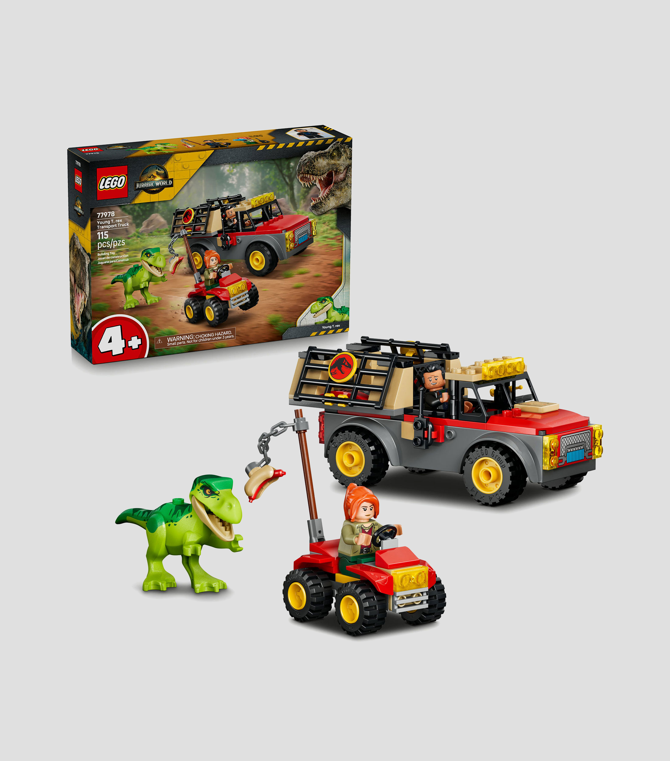 Camión de Transporte del Joven T. rex