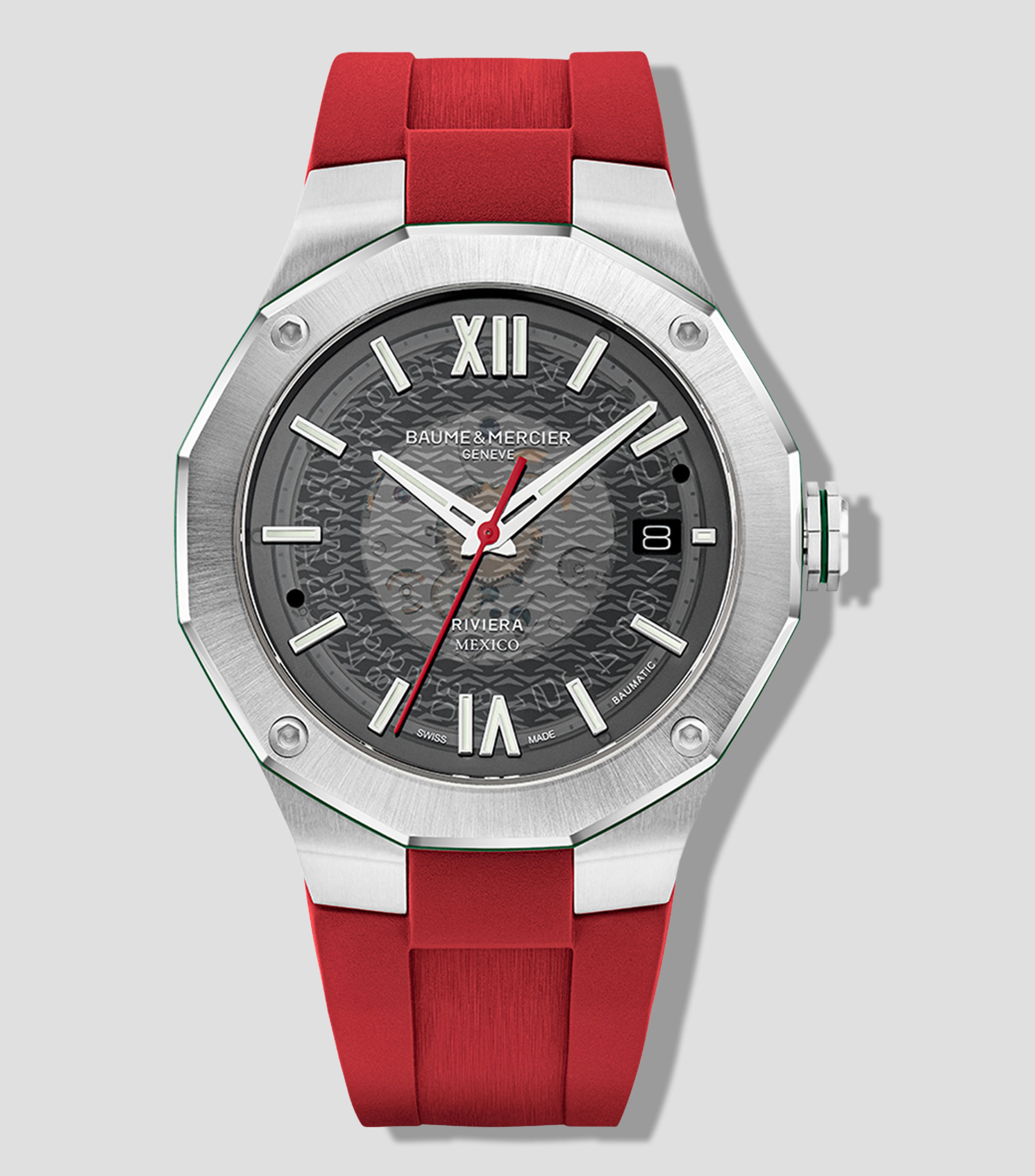Reloj para hombre Riviera Casual, Plateado