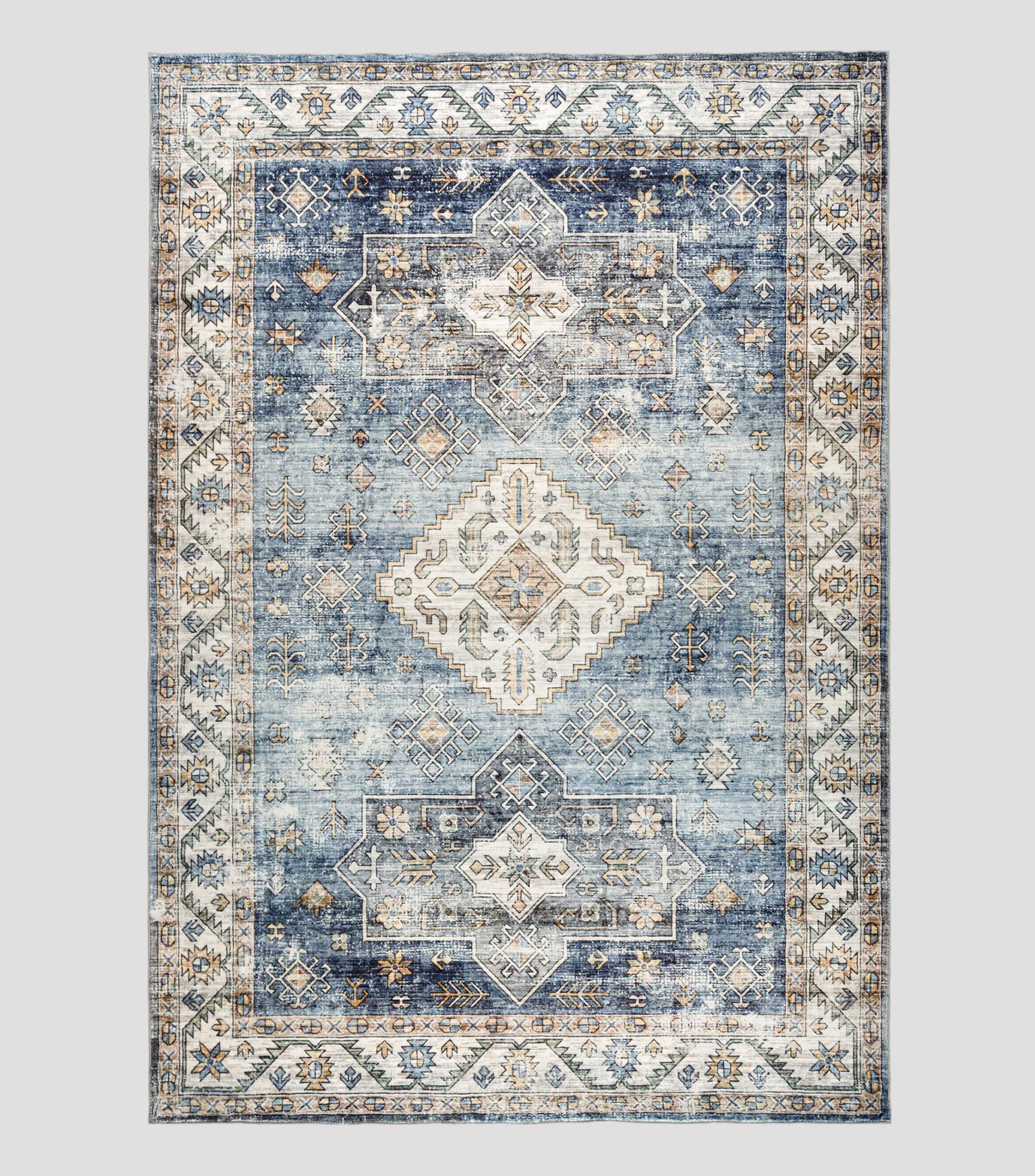 Tapete decorativo Fabella en poliéster 180 x 120 cm
