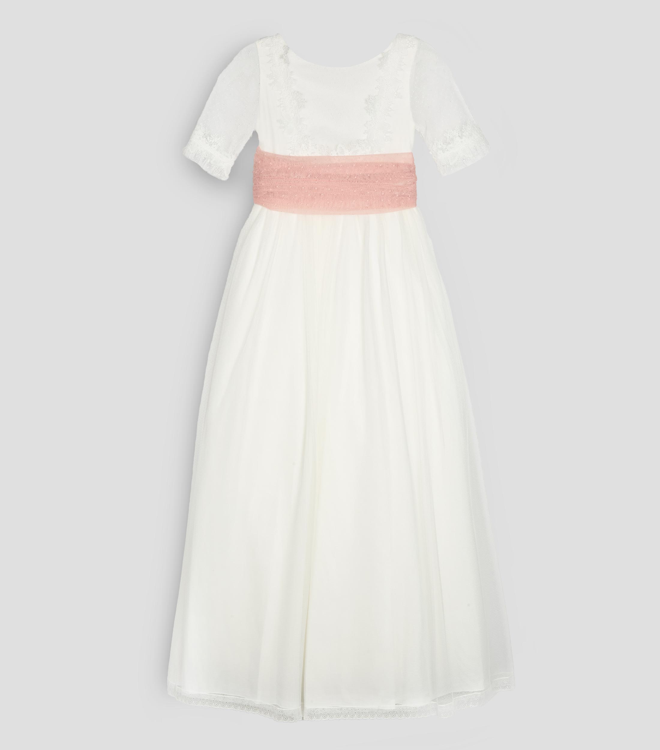 Vestido de primera comunión liso Niña