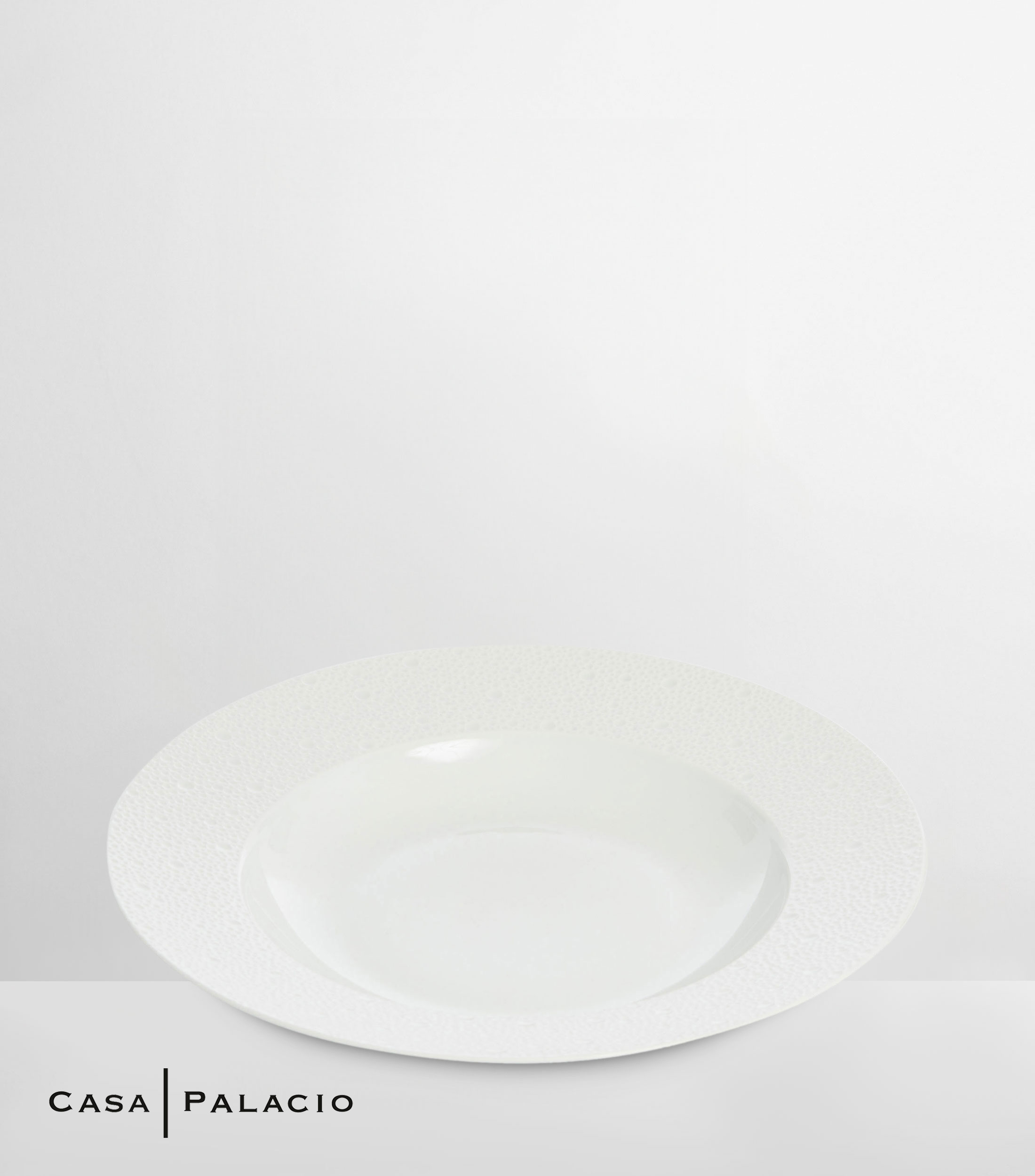PLATO HONDO 29.5CM ECUME BLANC