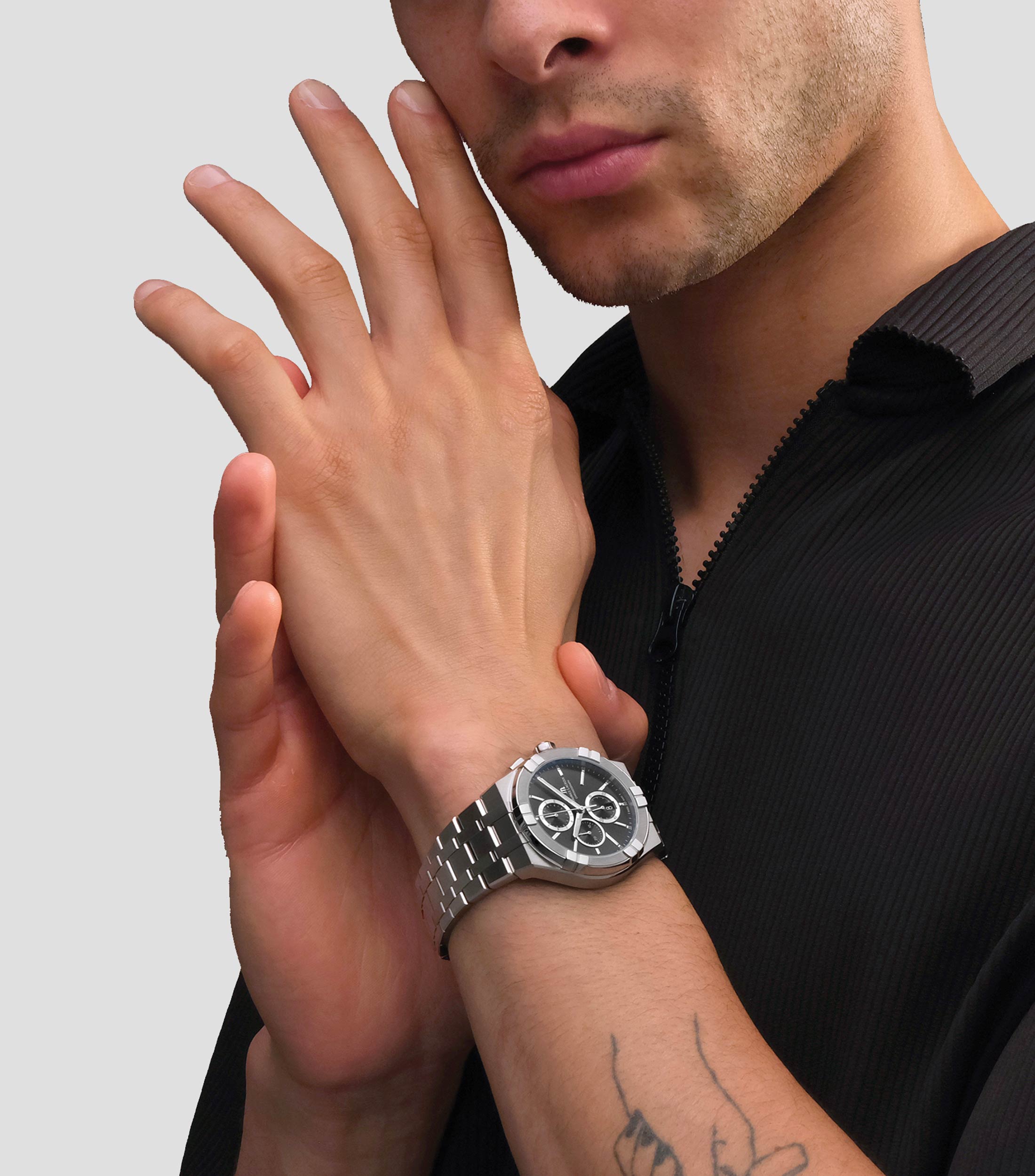 Reloj para Hombre Aikon Quartz Chronograph Deportivo Negro