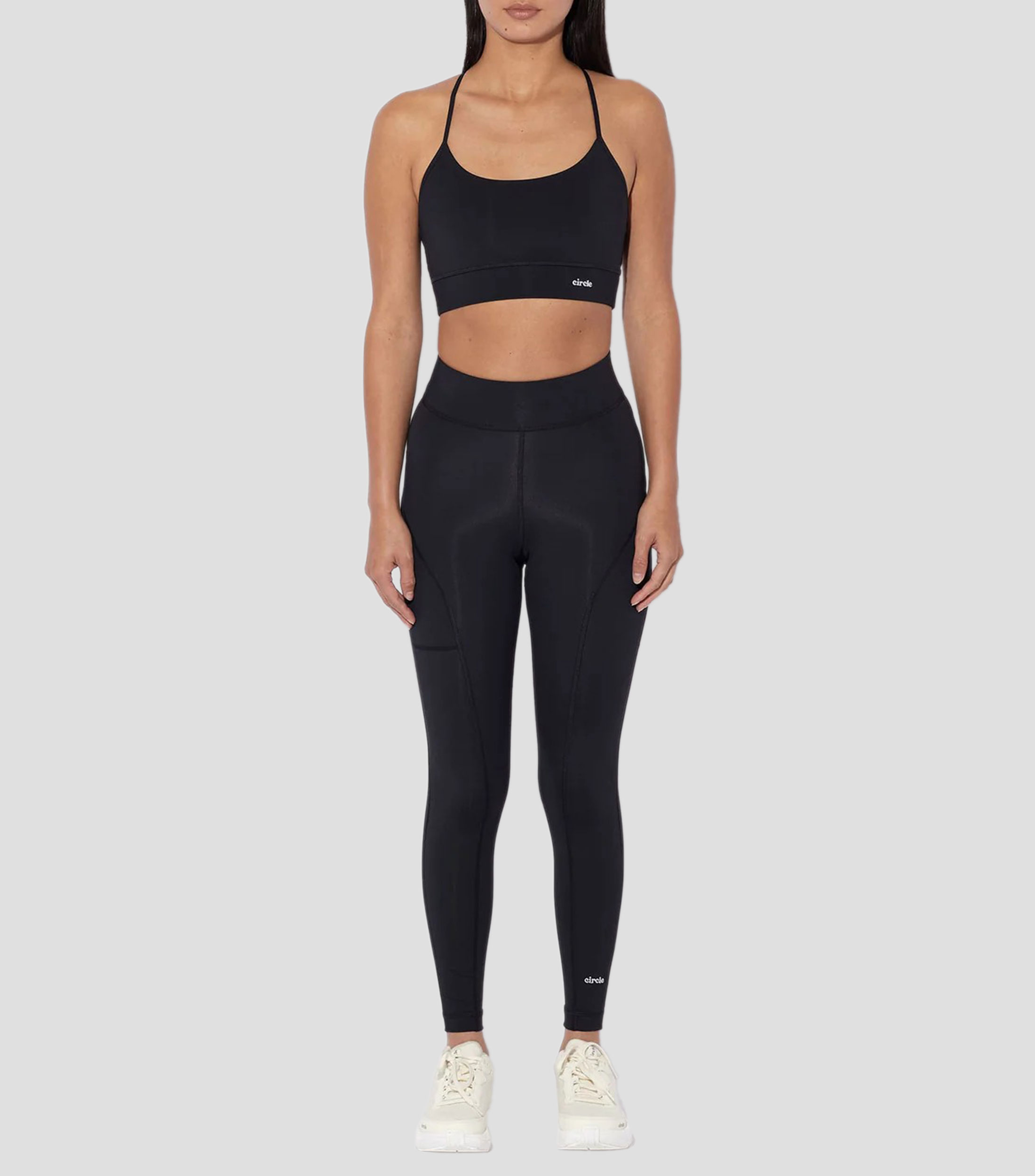 Leggings para entrenamiento liso Mujer