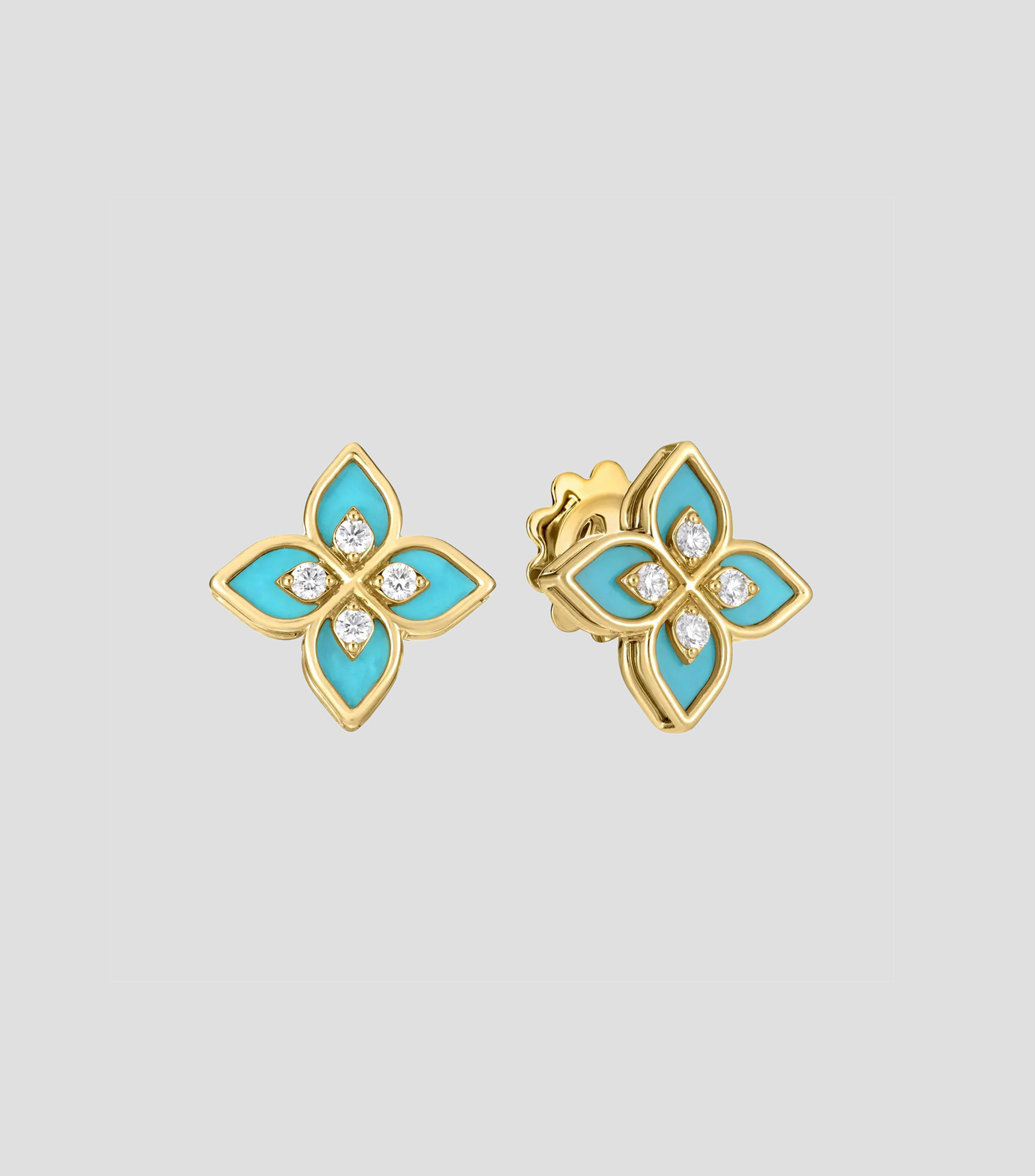 Aretes en Oro amarillo de 18 Kilates con diamantes Venetian Princess Mujer