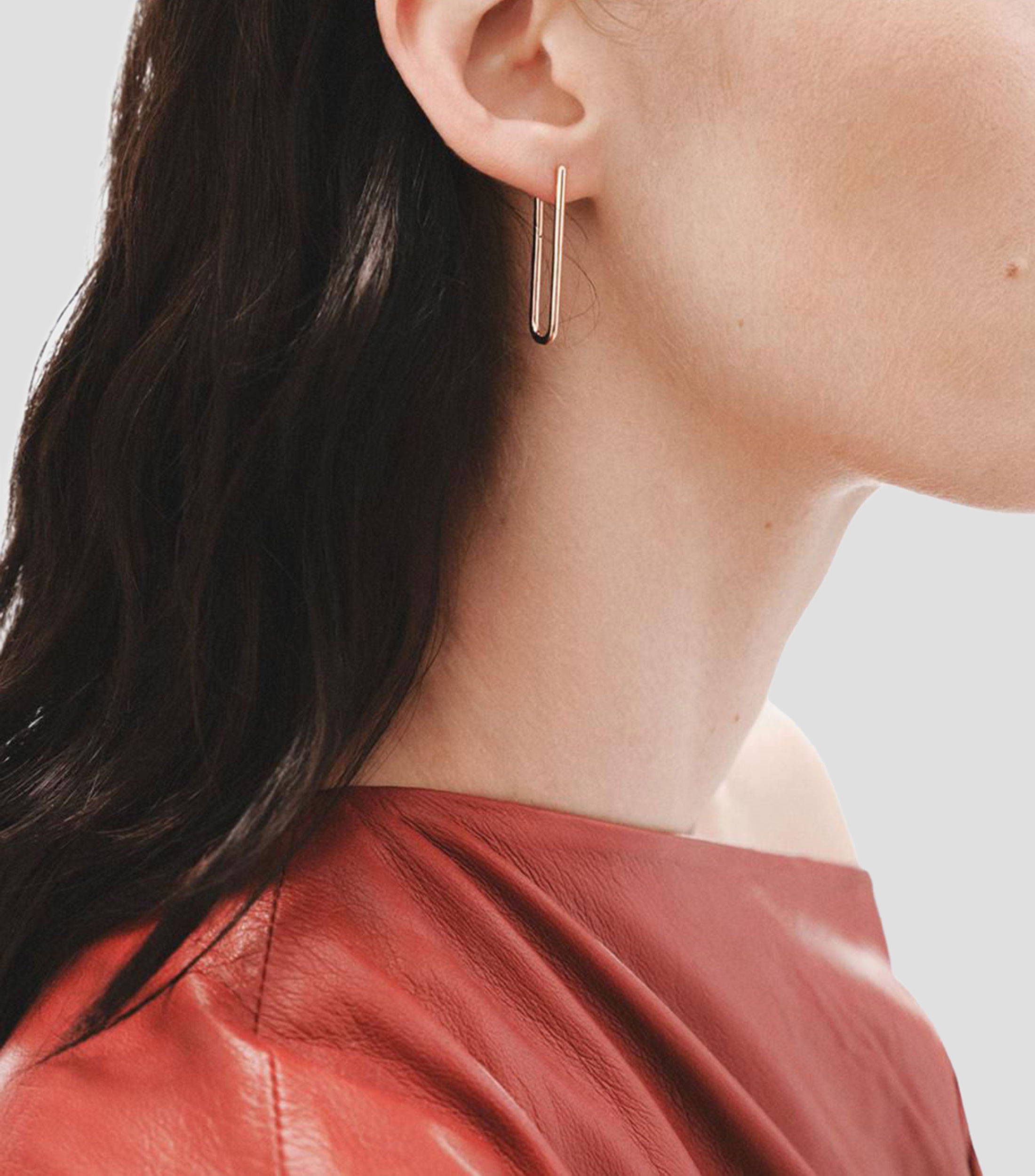 Pendientes ovalados en plata .925 Connector Criolla Mujer