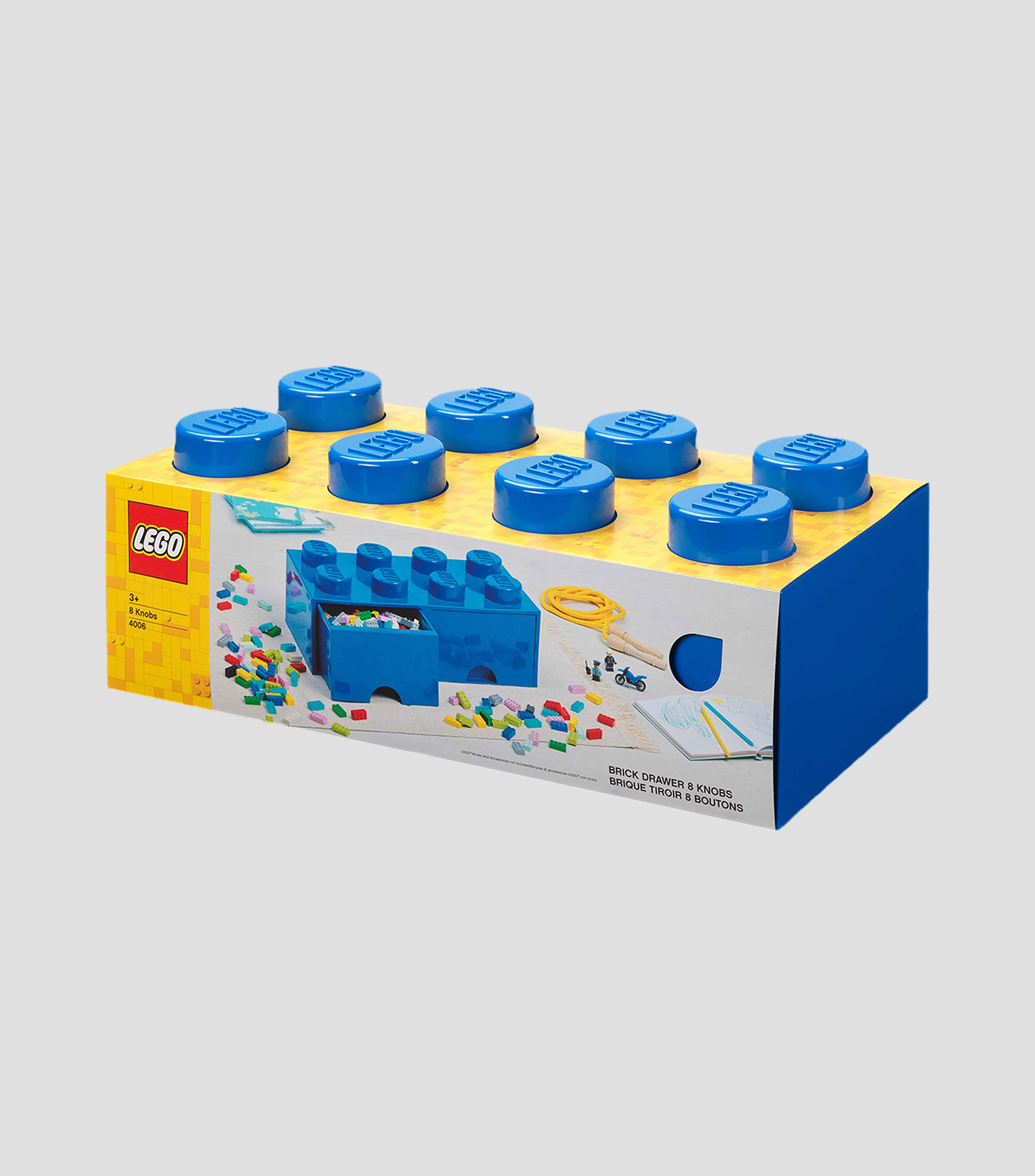 Lego Storage, Brick 8 Drawer Azul