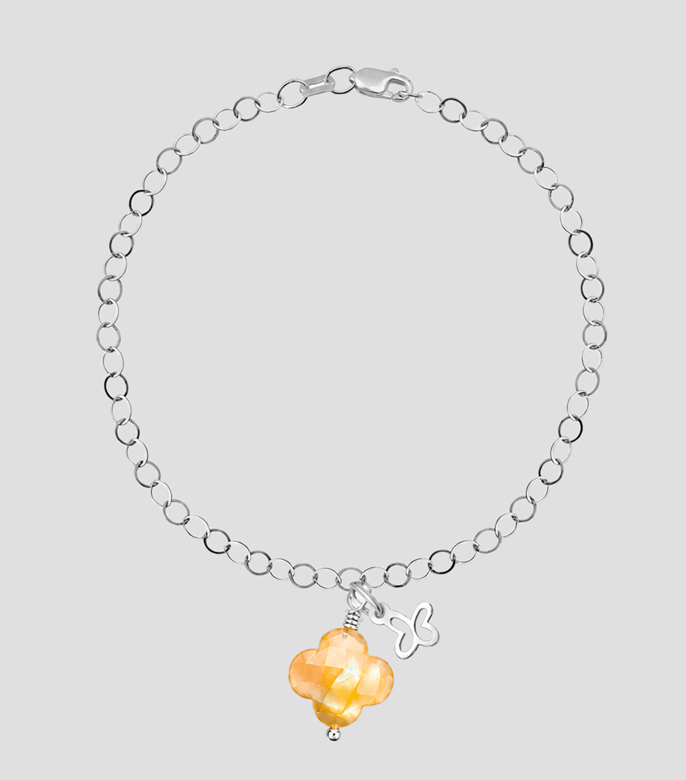 Pulsera en Plata .925 Mariposa Mujer