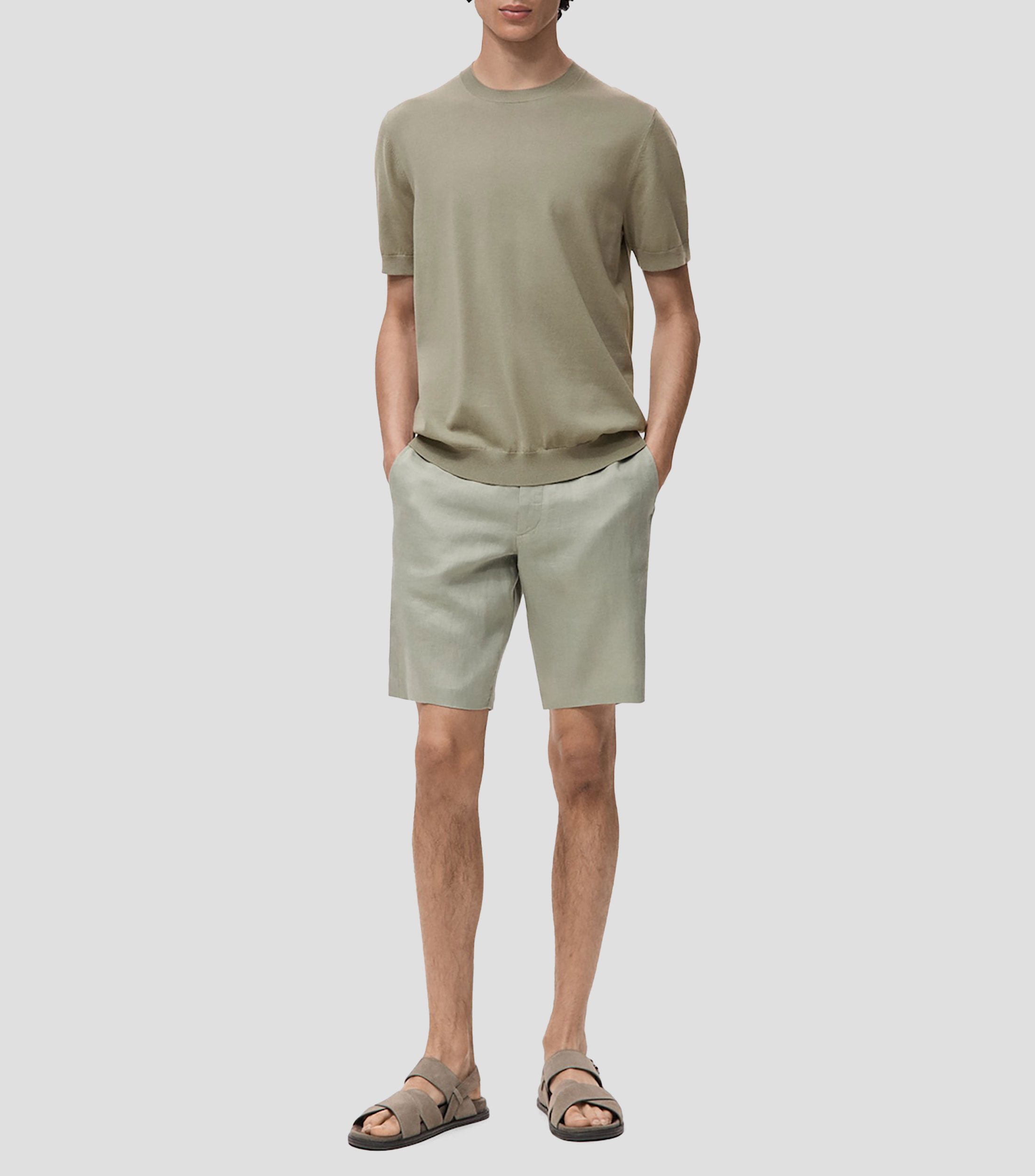 Playera cuello redondo manga corta Hombre