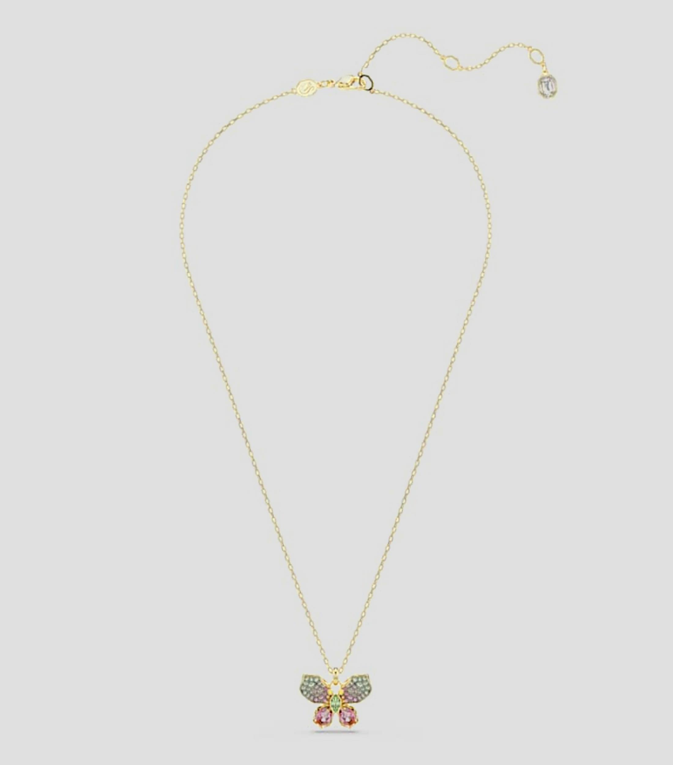 Collar con colgante de mariposa Idyllia con cristales Mujer