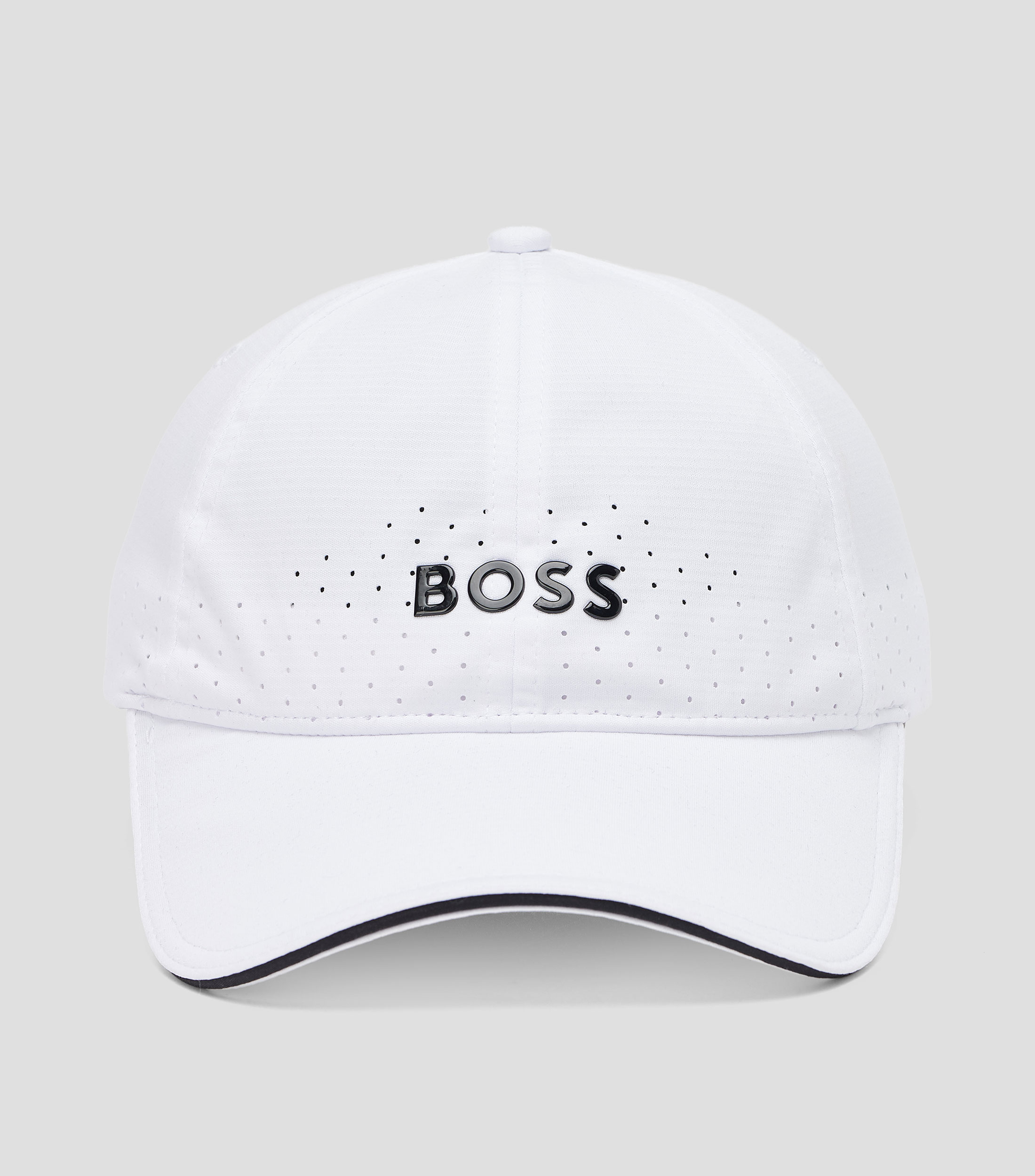 Gorra con nombre de la marca Hombre