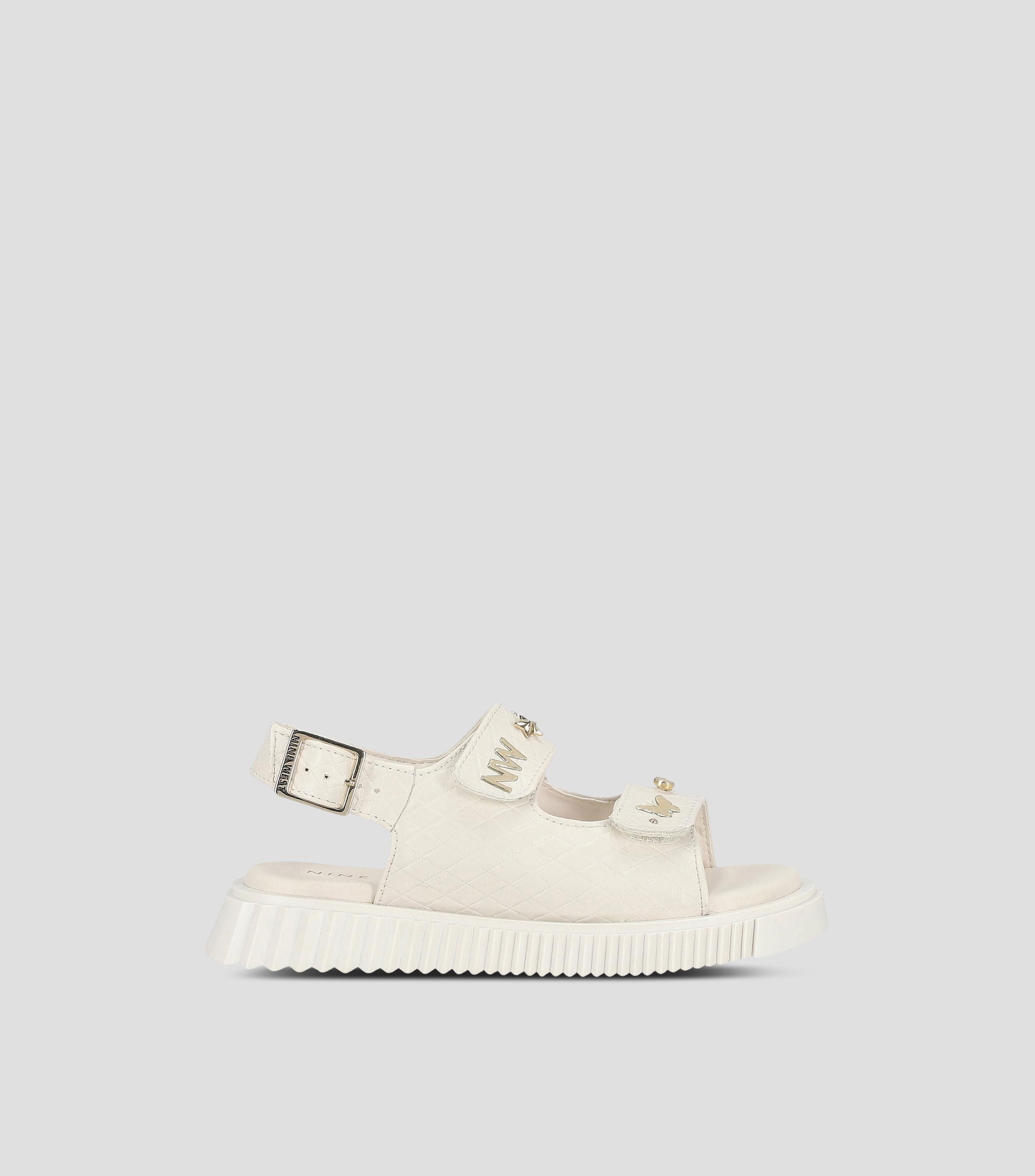 Sandalias de tacón bajo ancho lisas Niña