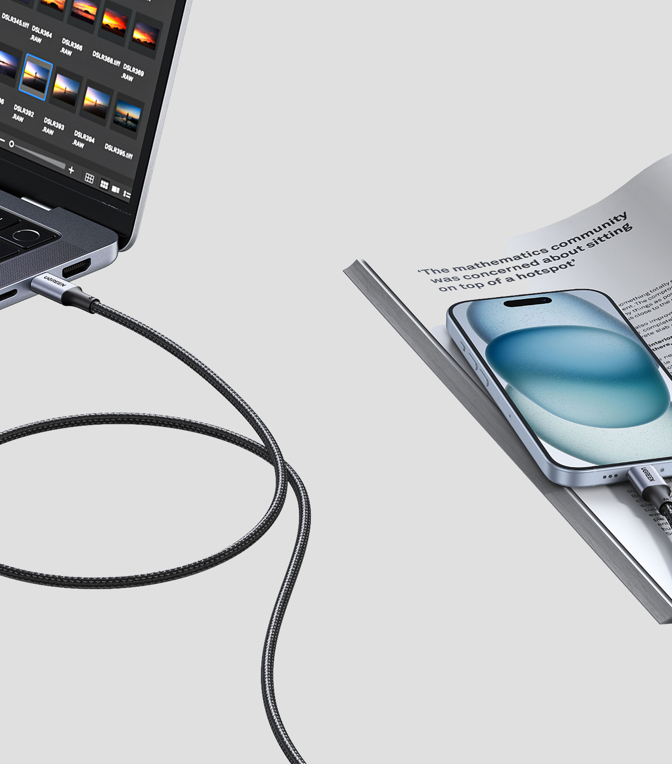 Cable USB-C a USB-C, 2 metros