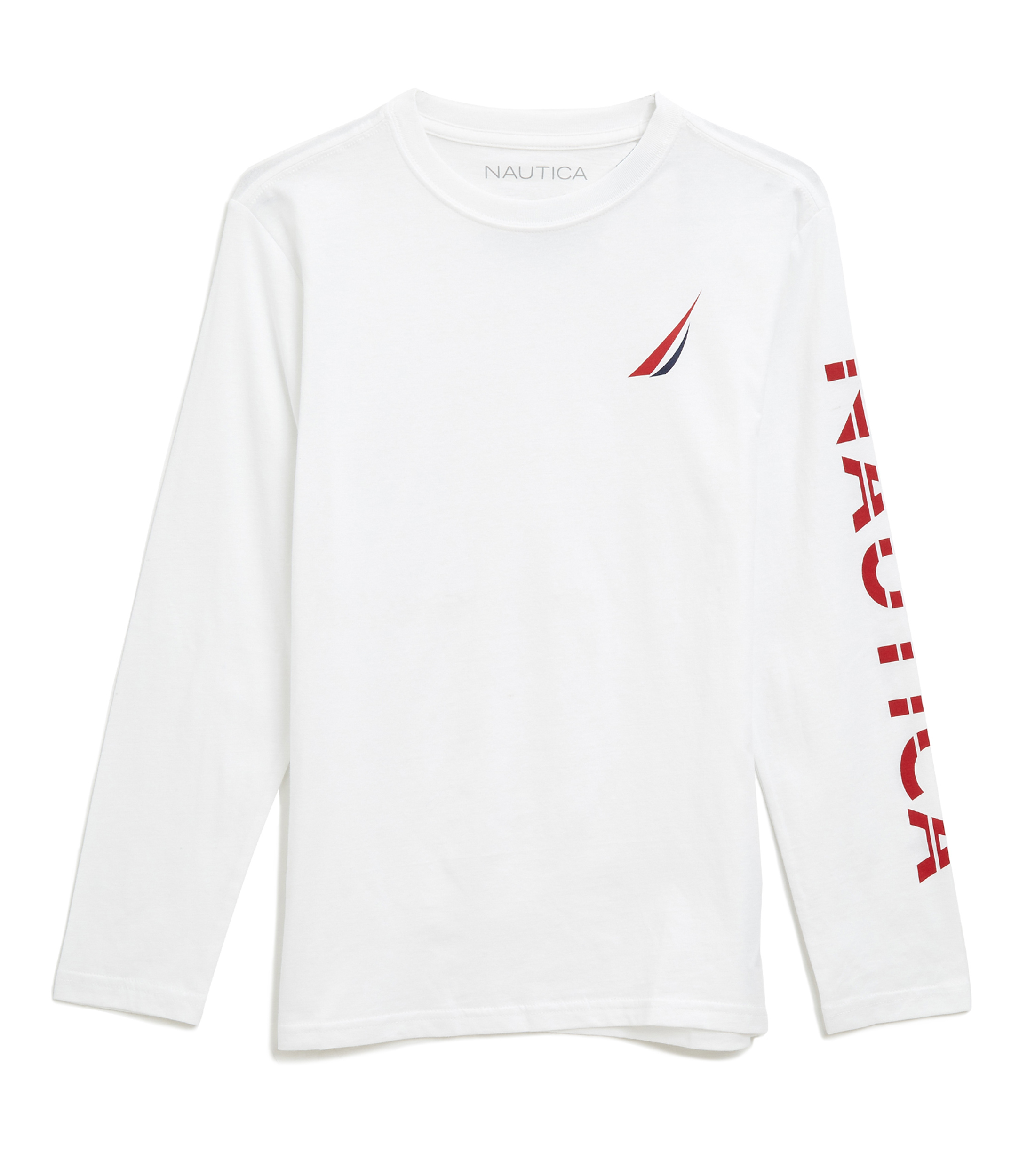 Playera nautica top manga larga