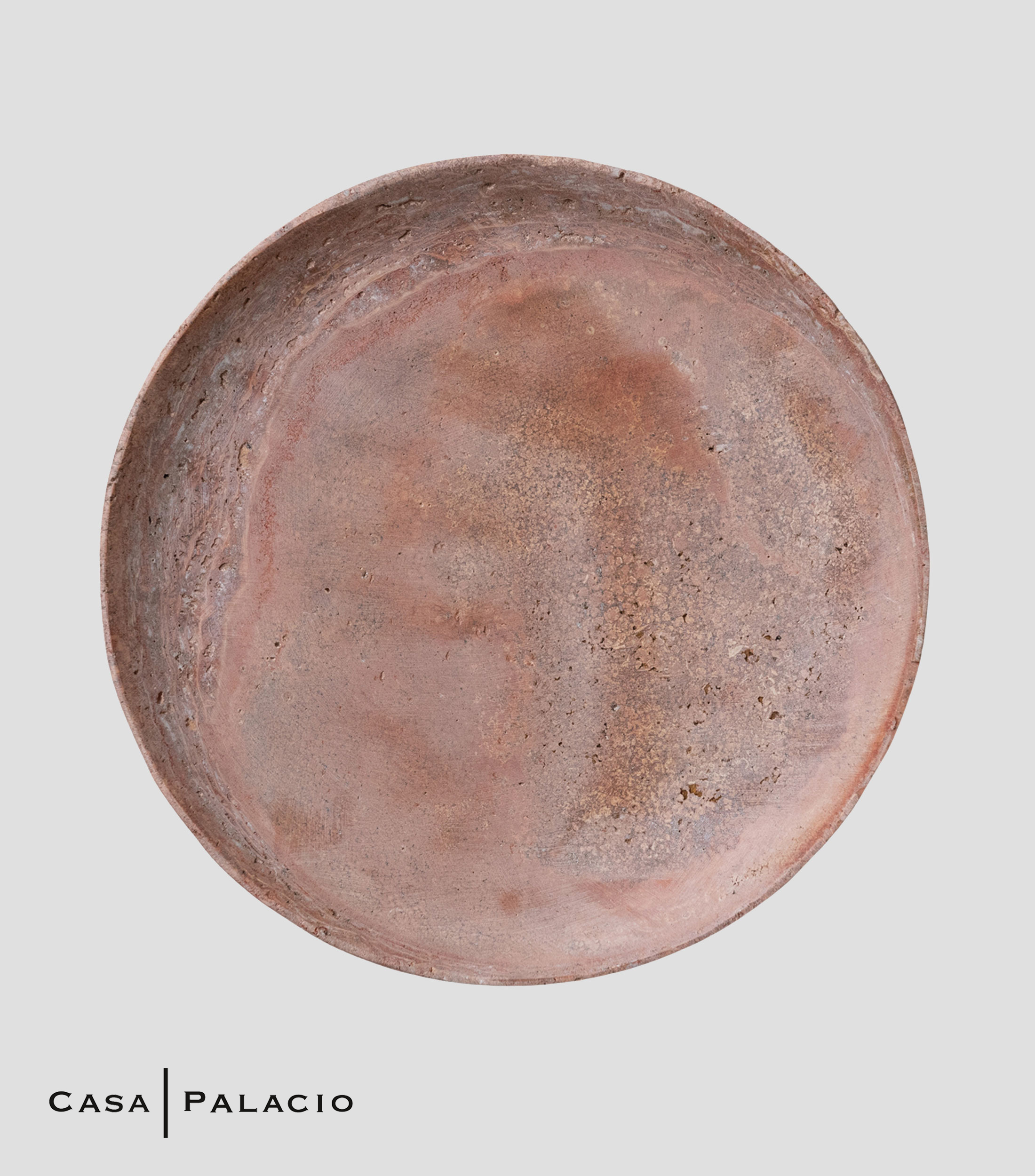 Bloomingville Ciotola Decorativa Dixon – Terracotta E Rattan, Design Danese 33x20 Cm