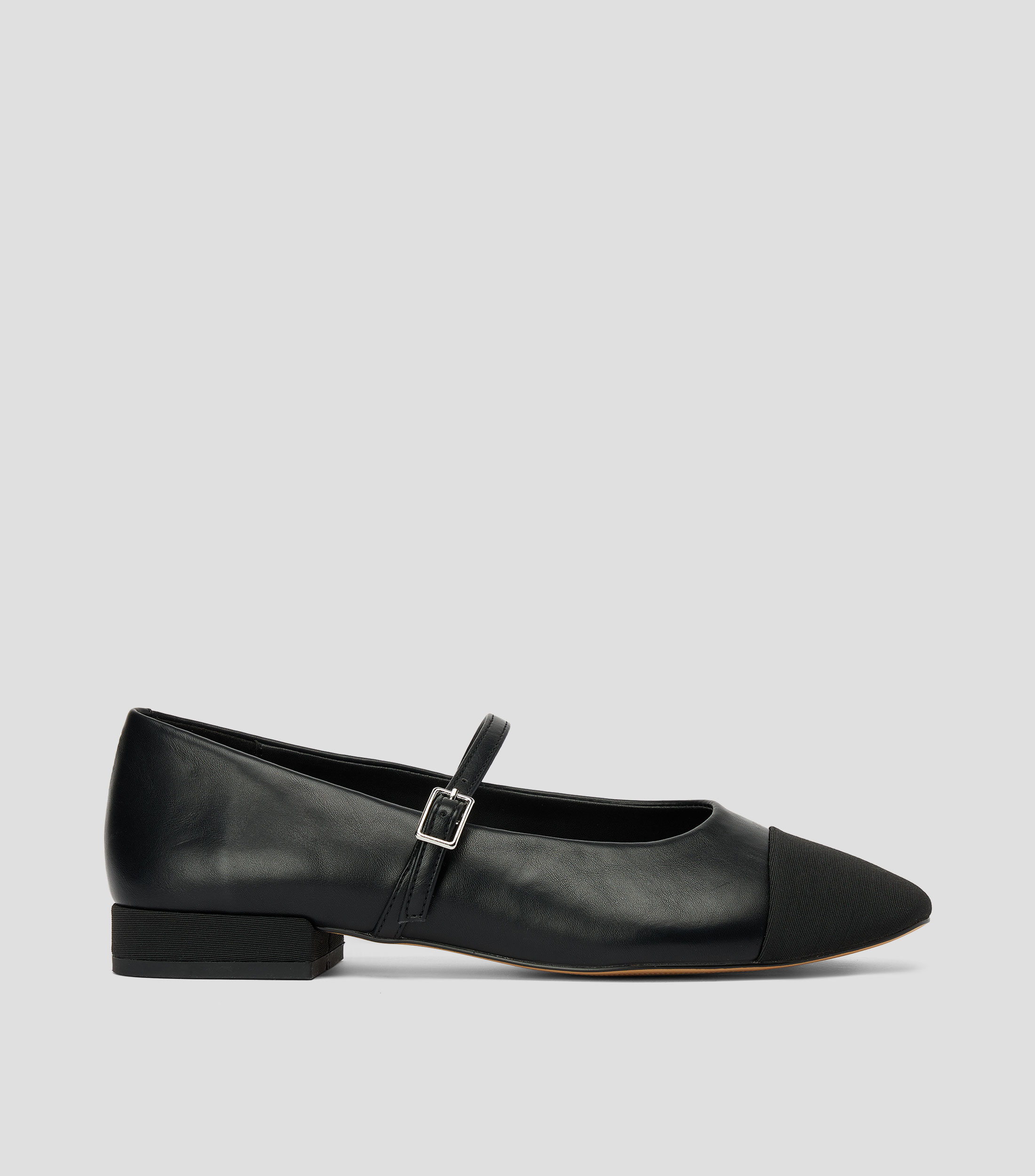 Flats Haoinia tacón bajo ancho lisos Mujer