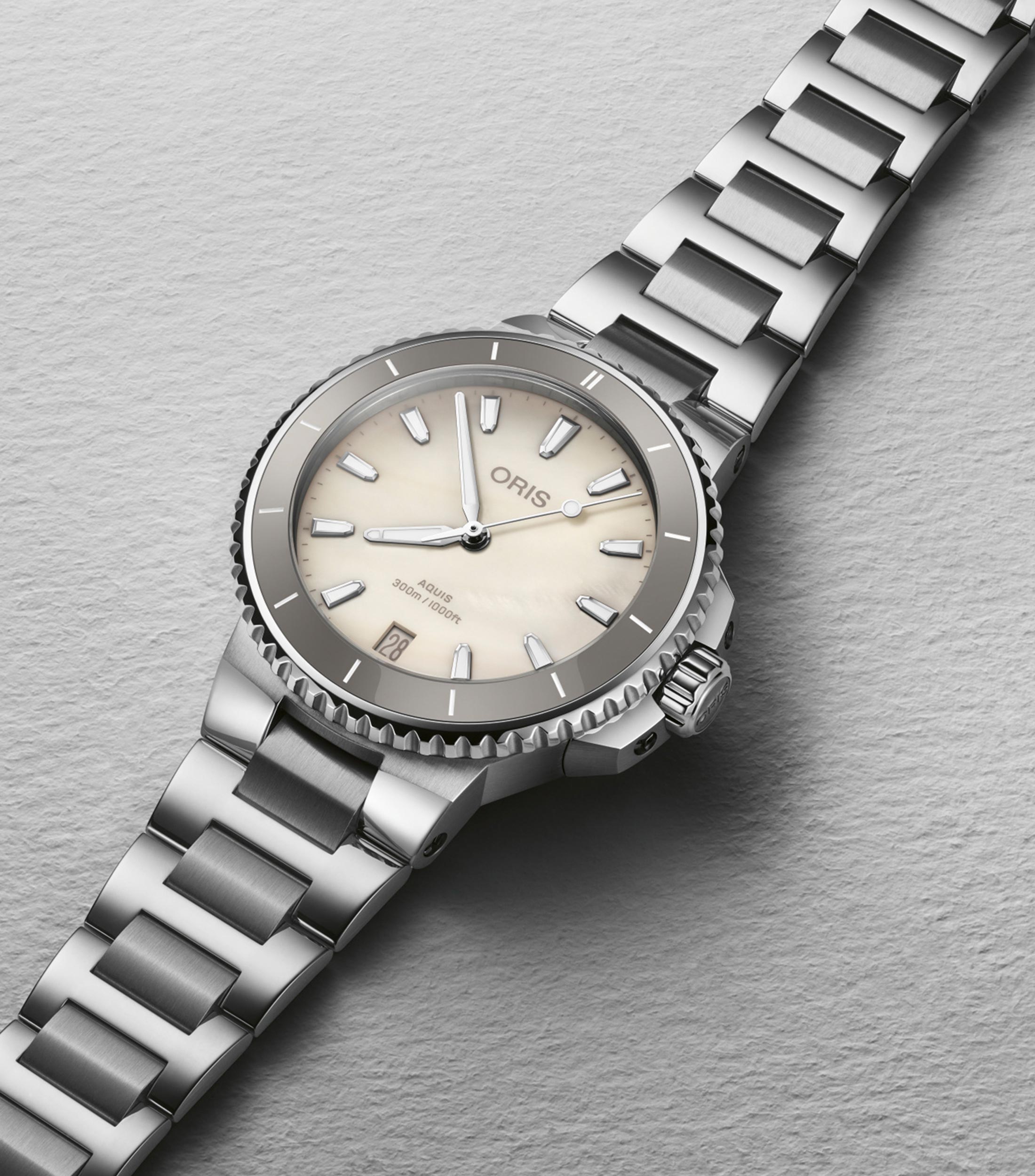 Reloj para Mujer Aquis Deportivo Plateado