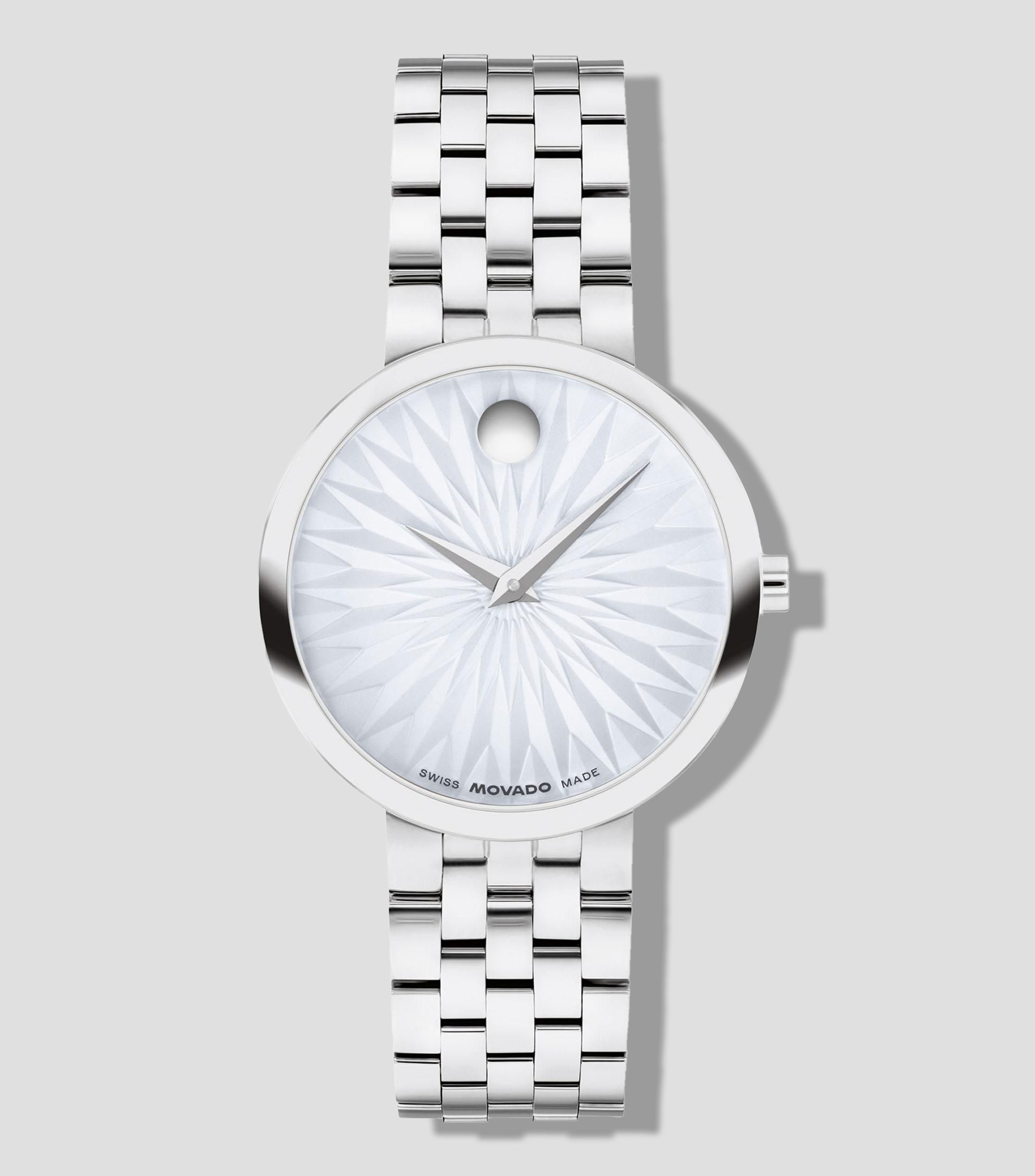 Reloj para Mujer Museum Clásico Blanco, Plateado