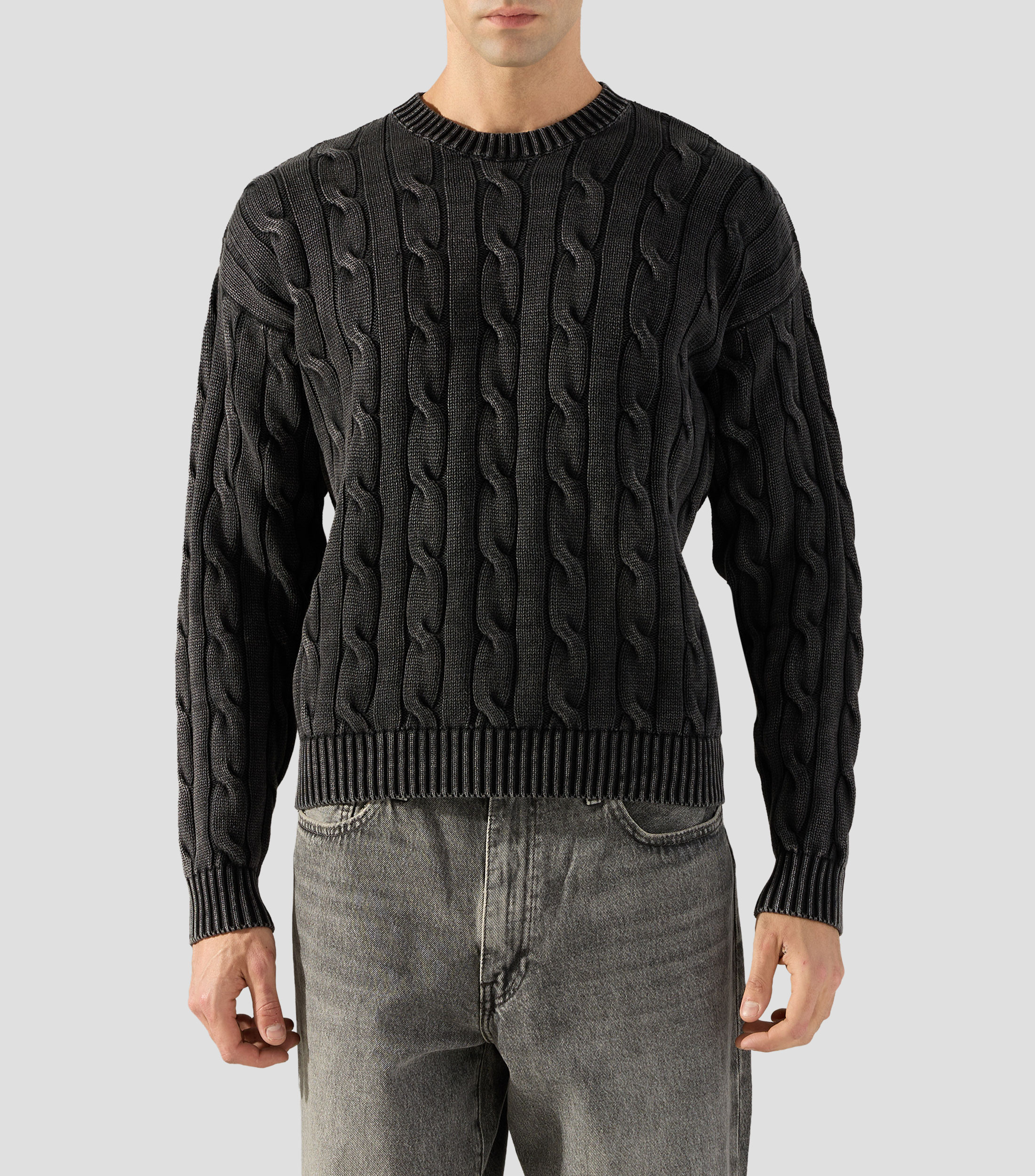 Suéter de cuello redondo Hombre