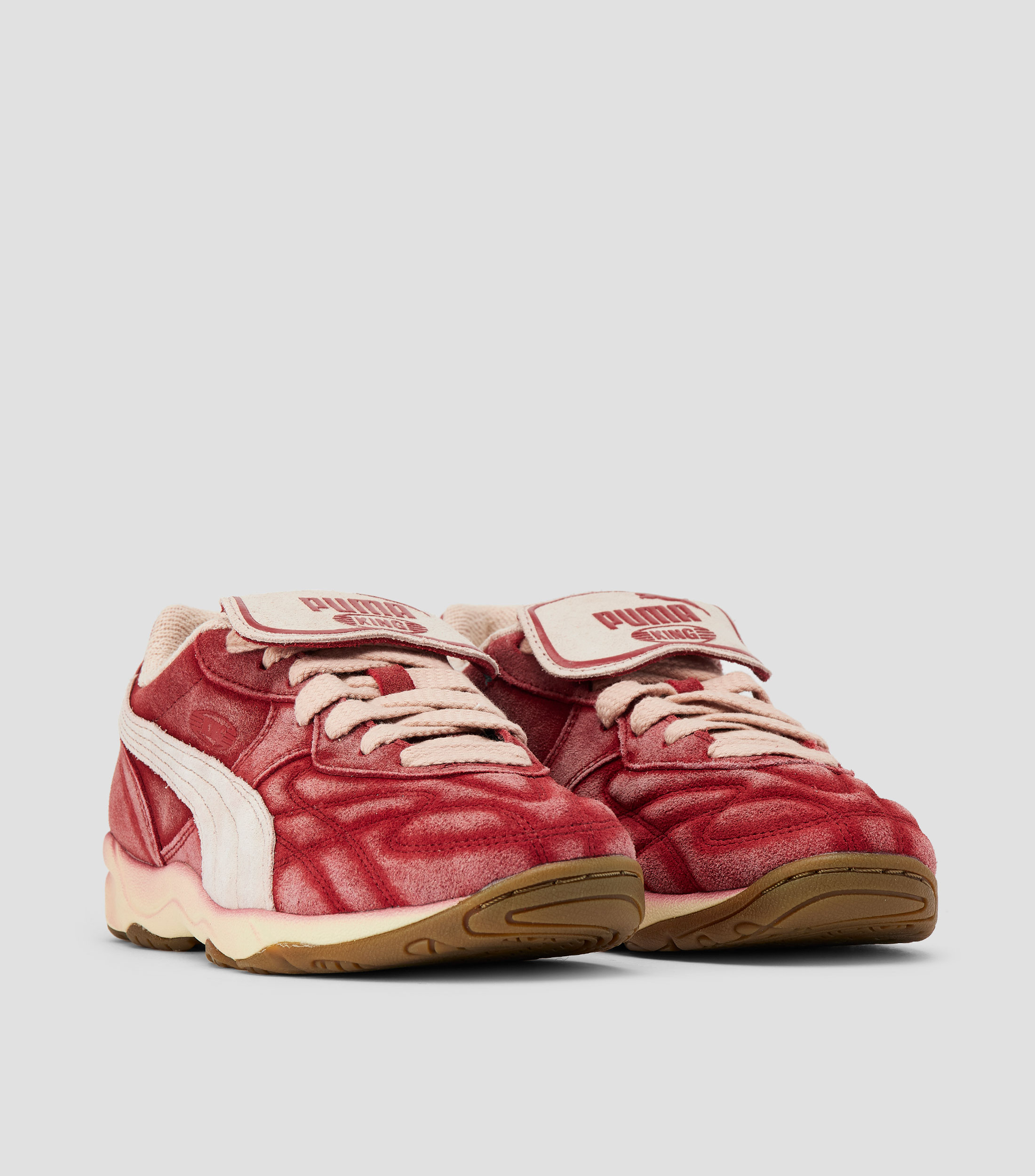 Tenis casuales King Indoor The NeverWorn V en piel con logo Mujer