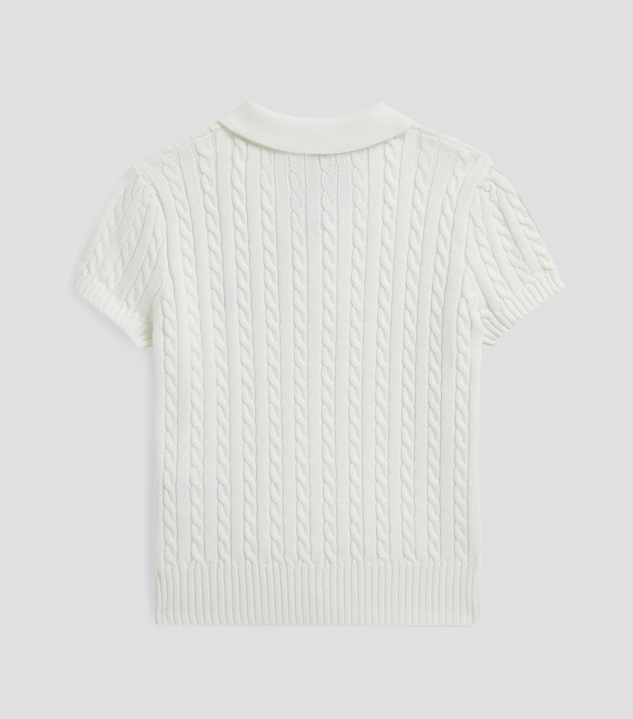 Playera tipo polo manga corta fantasía Niña
