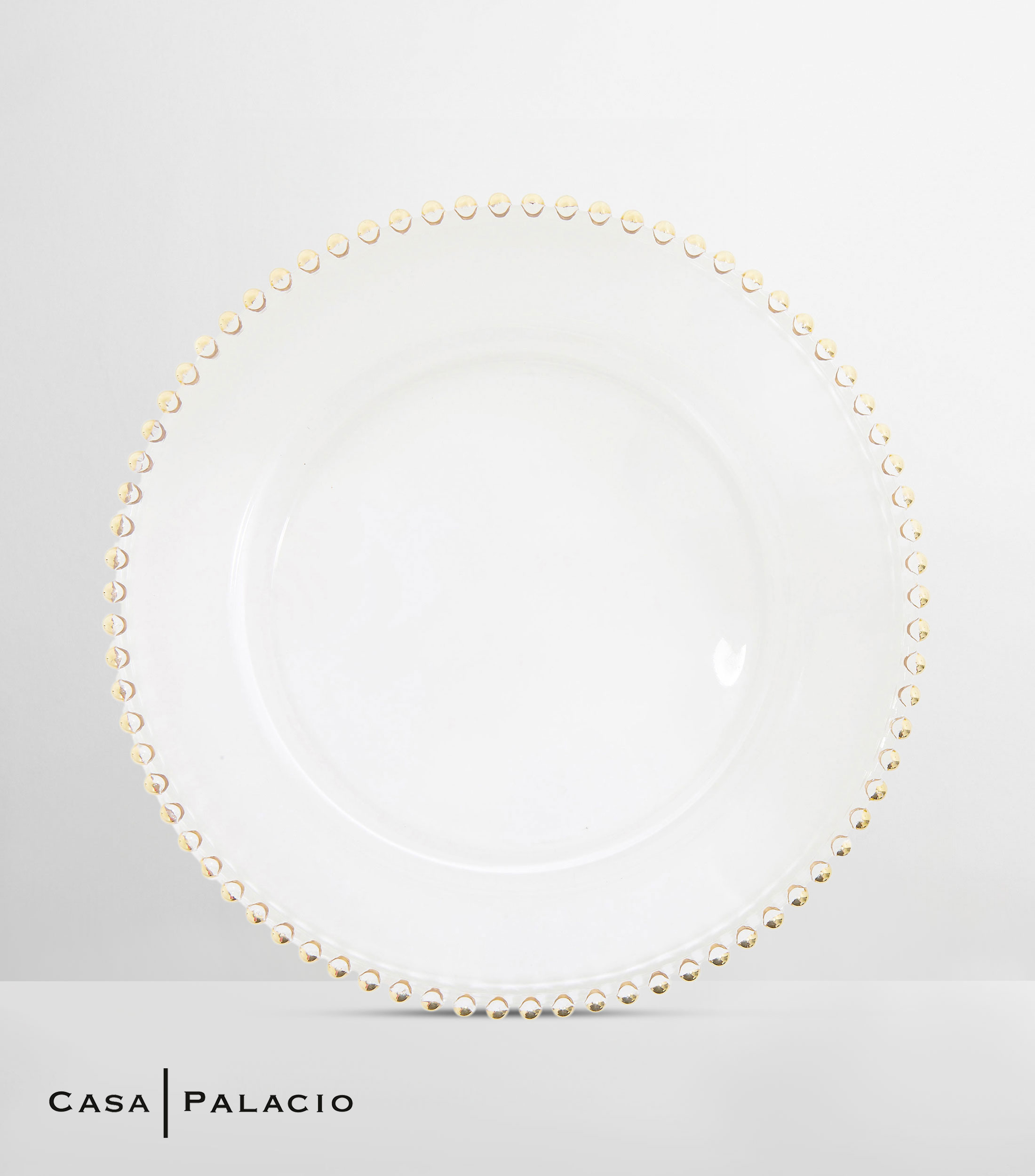 Bajo Plato Edge Dorado
