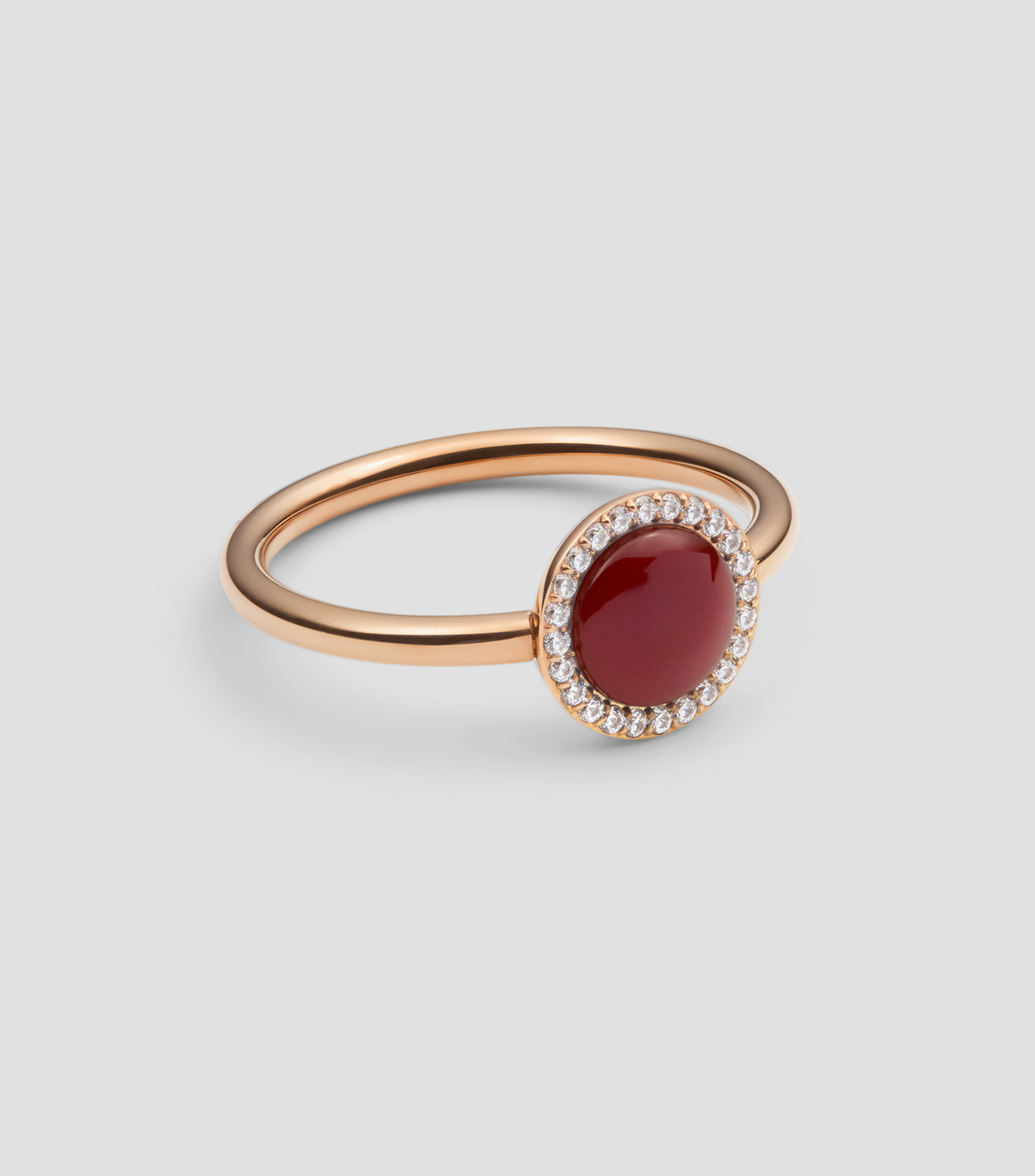 Anillo Agata Roja Mujer