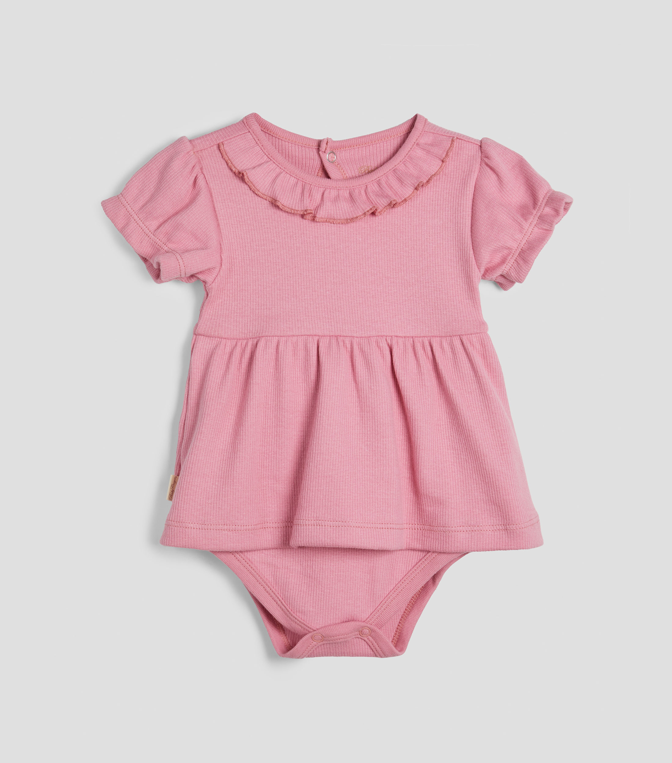 Vestido pañalero liso Bebé