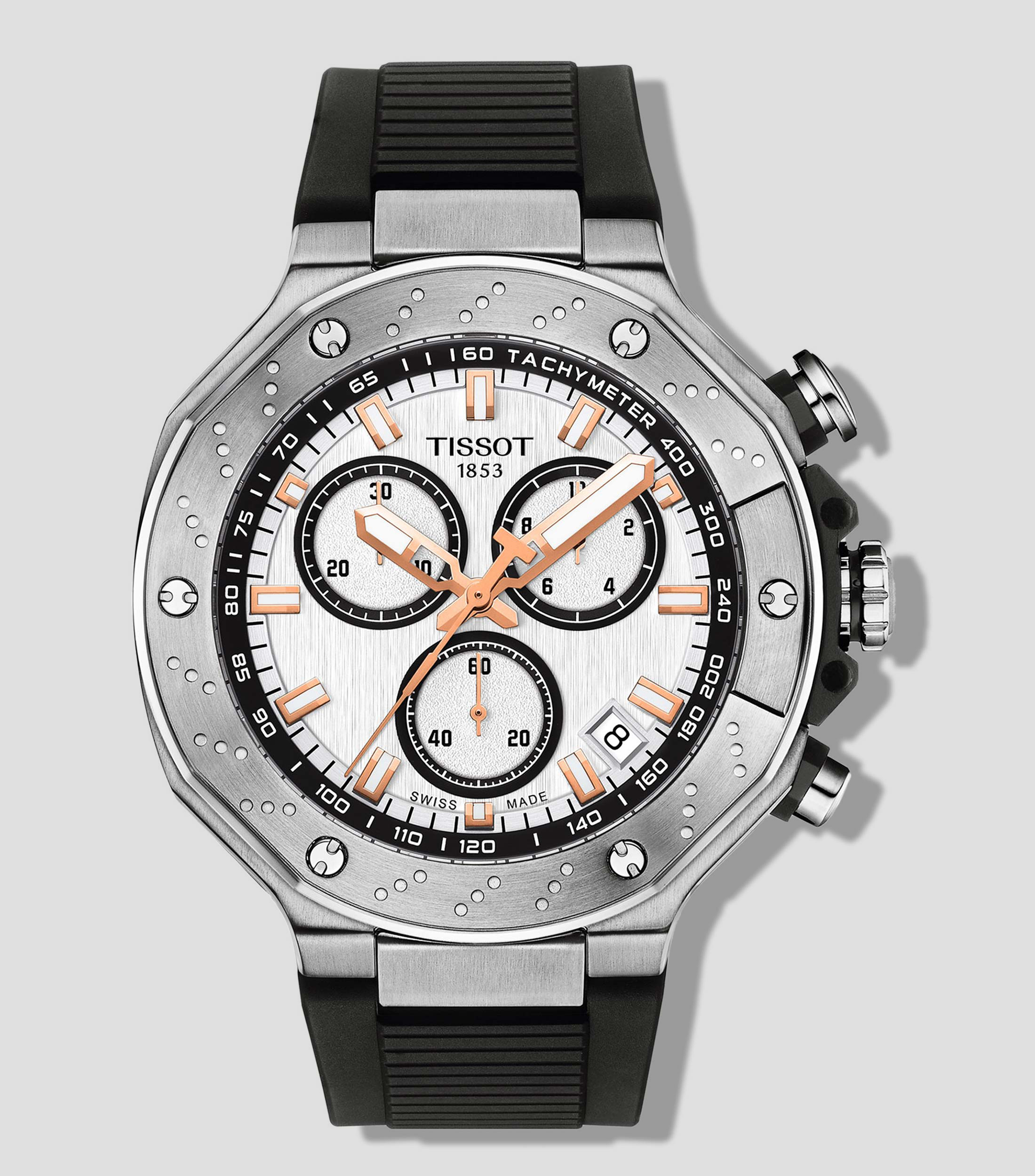 Reloj para Hombre T-Race Chronograph Casual, Plata