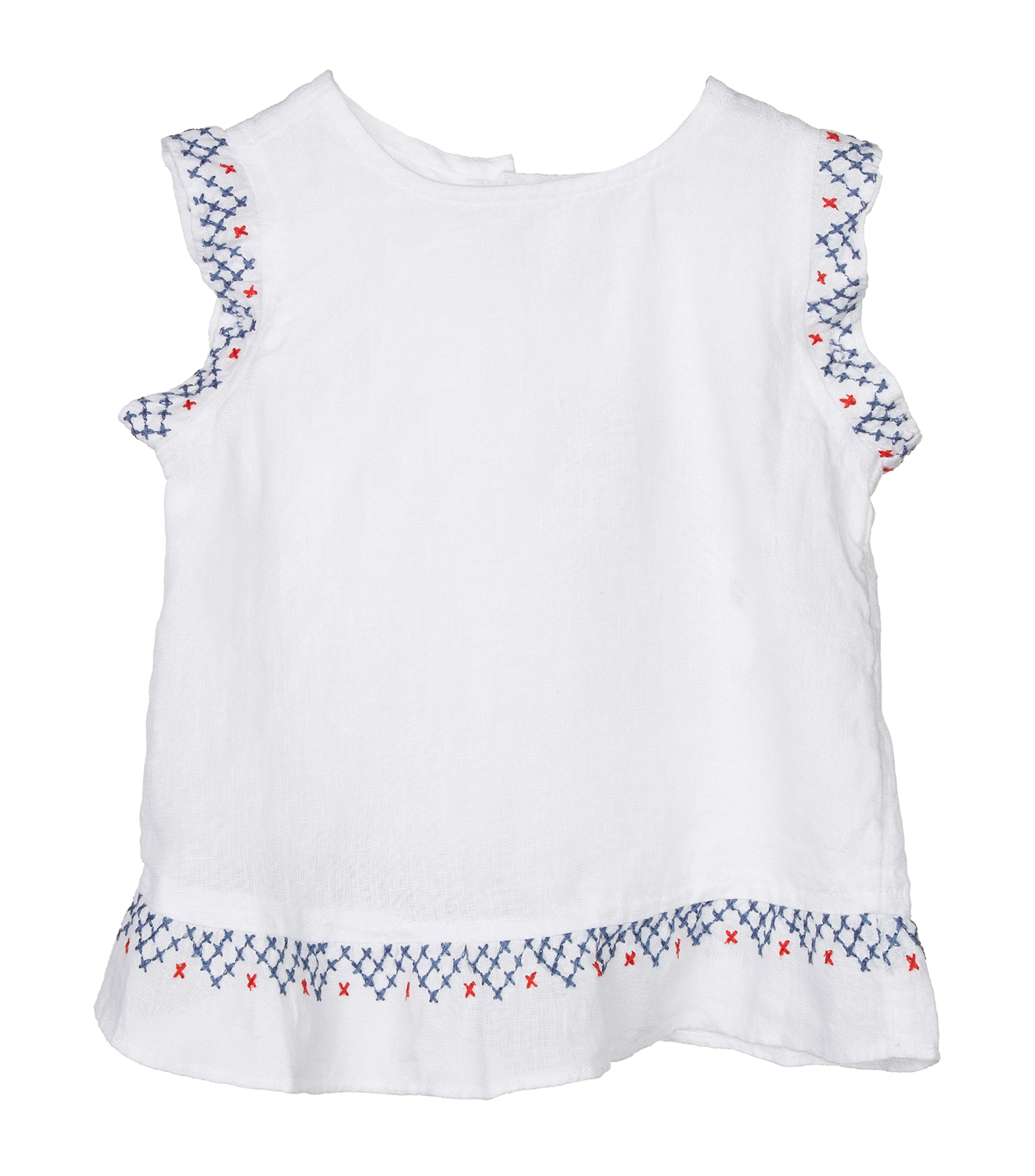 Gocco Girls' Blusa Manga Larga Con Cuello Marinero Blouse