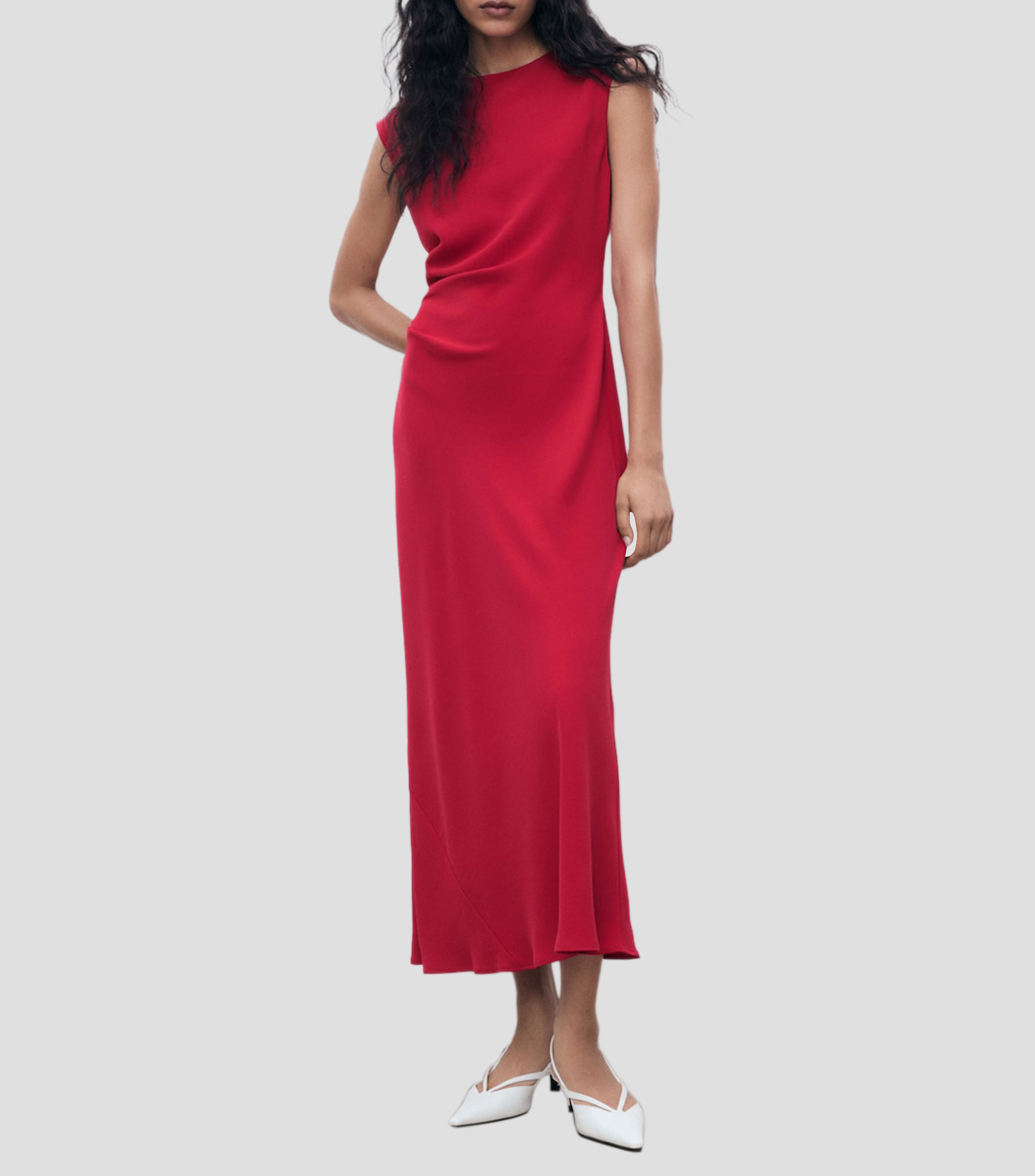 Vestido de fiesta midi Mujer