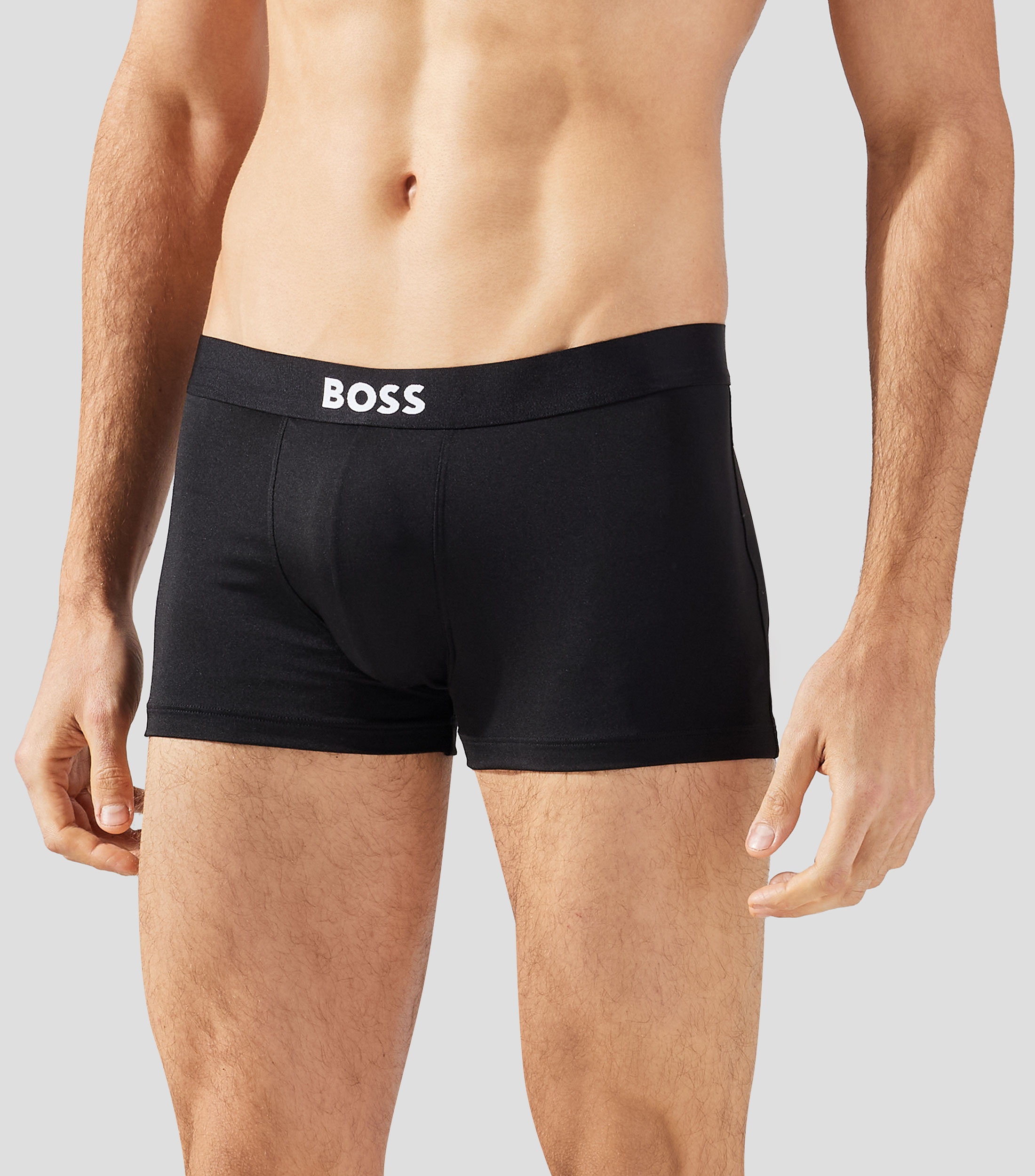 Set 3 bóxers cortos de microfibra elástica Hombre