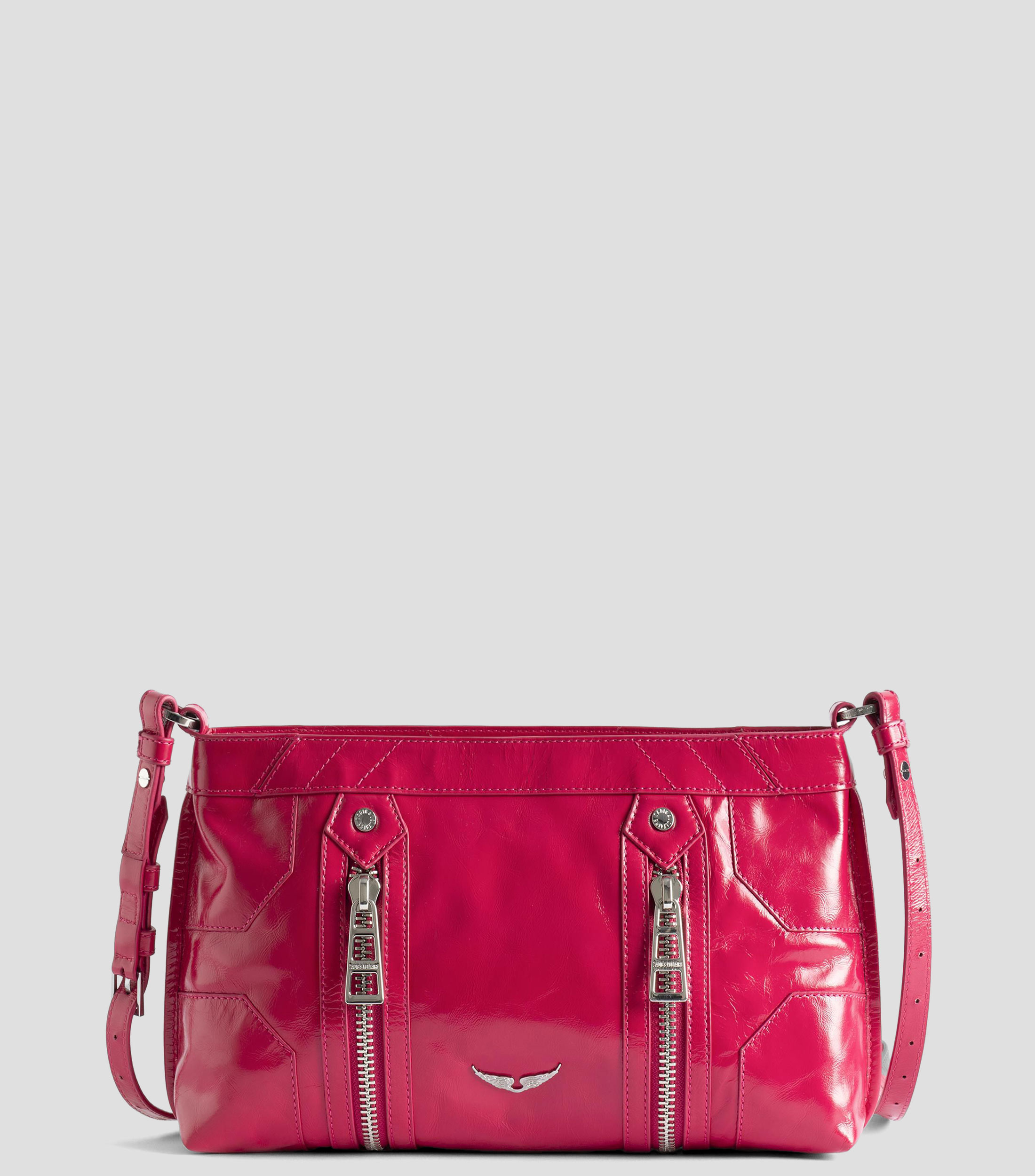 Bolsa crossbody Sunny en piel liso Mujer