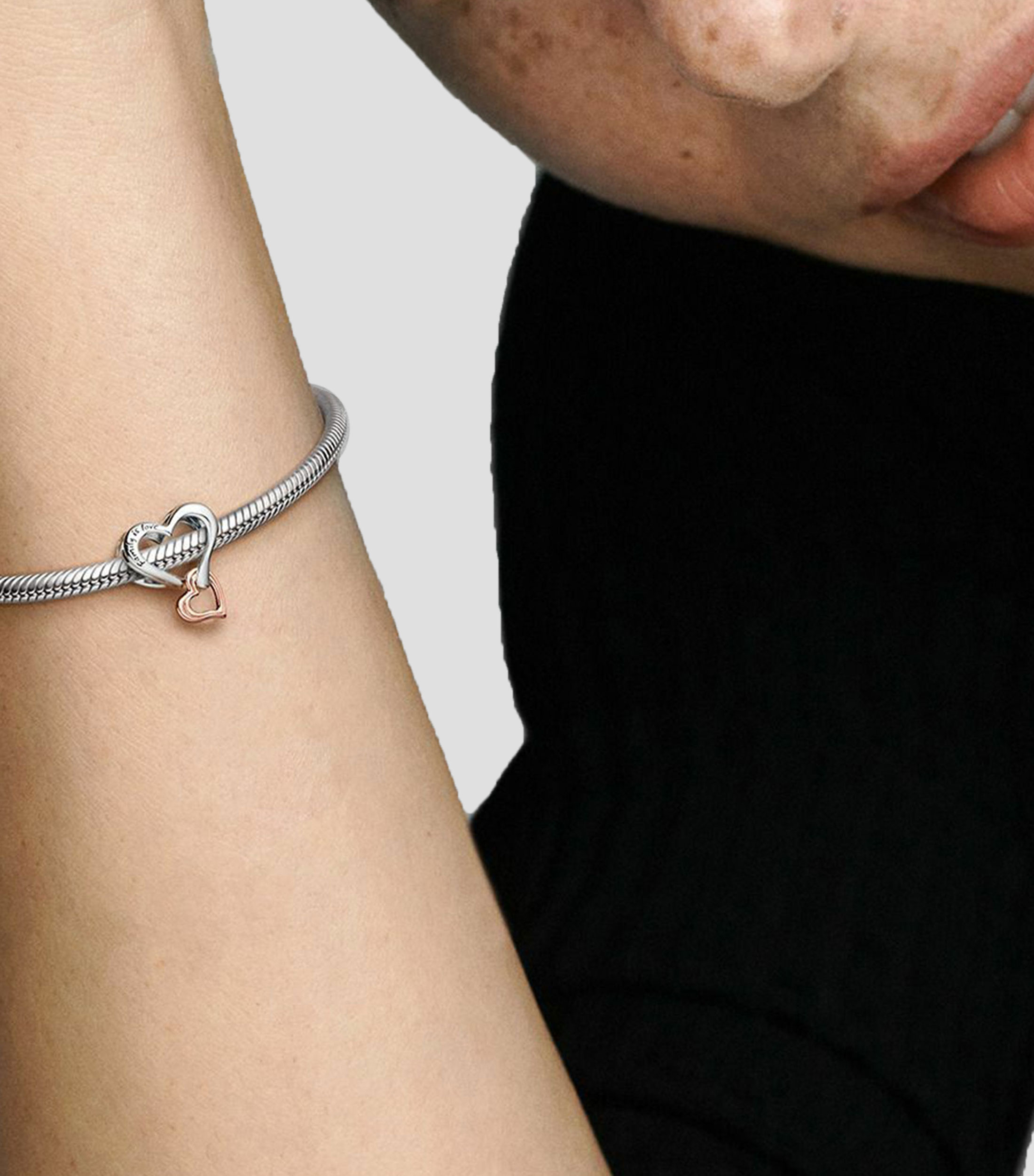Charm corazón infinito Mujer