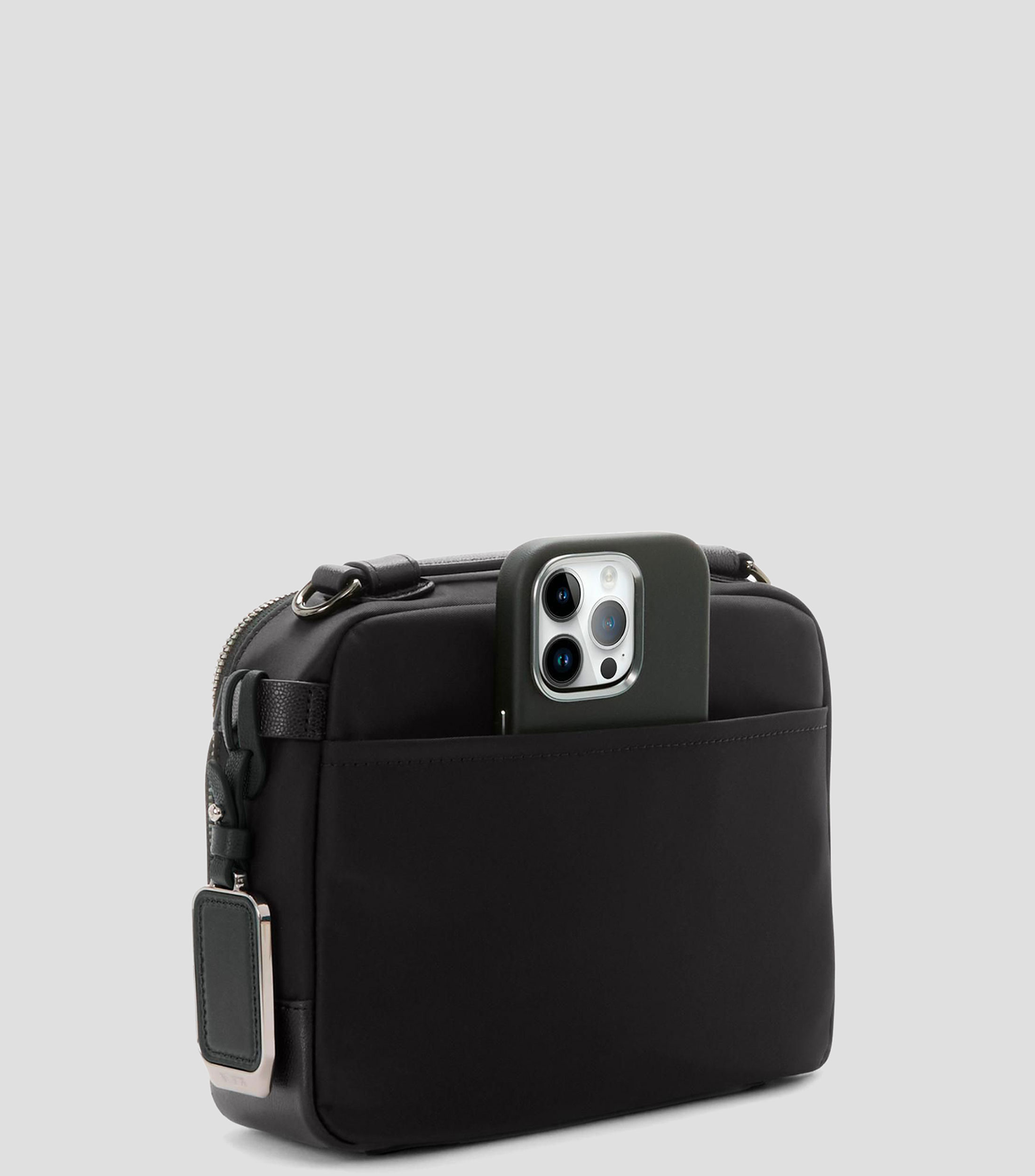 Bolsa Crossbody Gunmetal Teghan Mujer