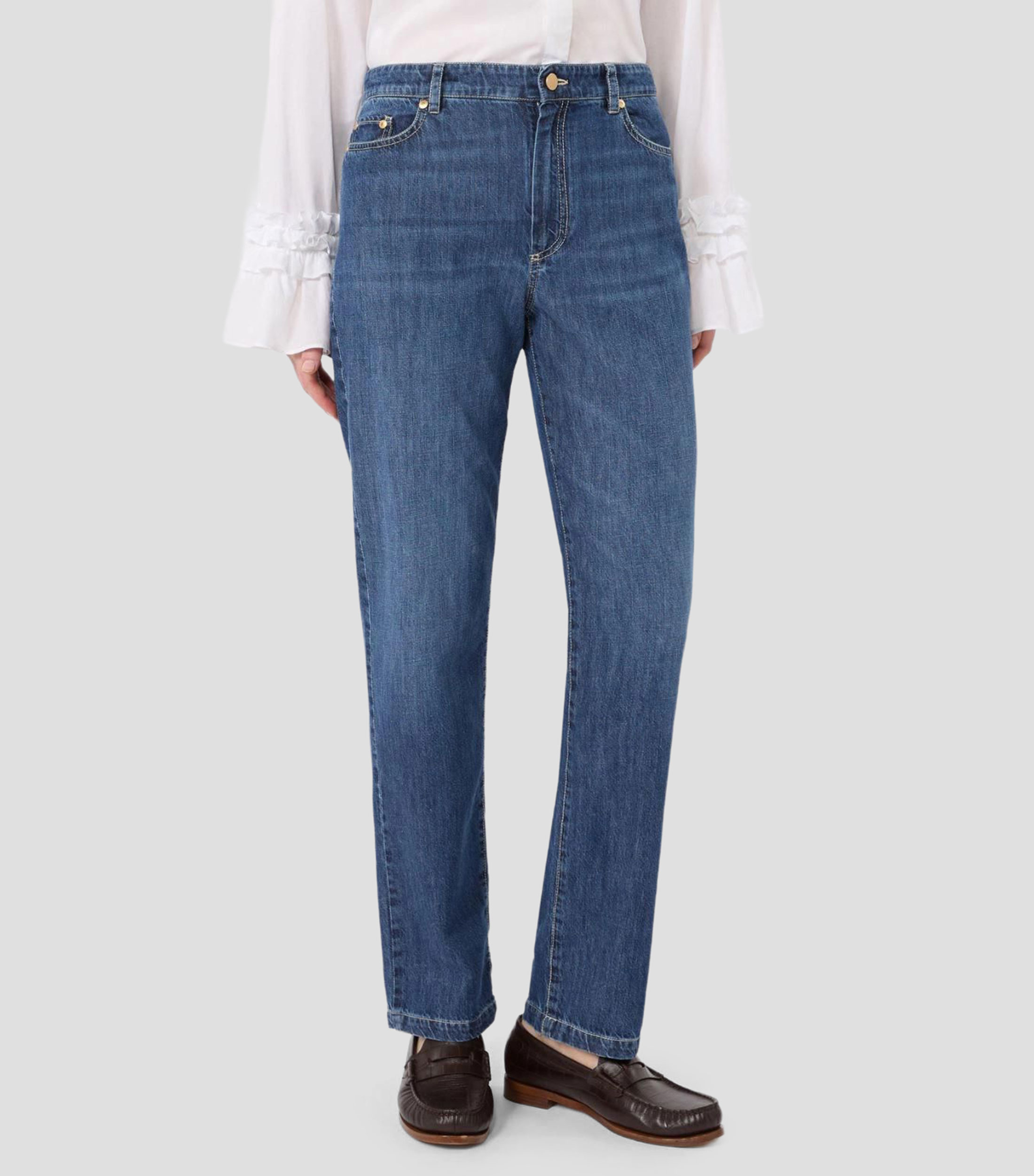 Jeans de corte regular Mujer