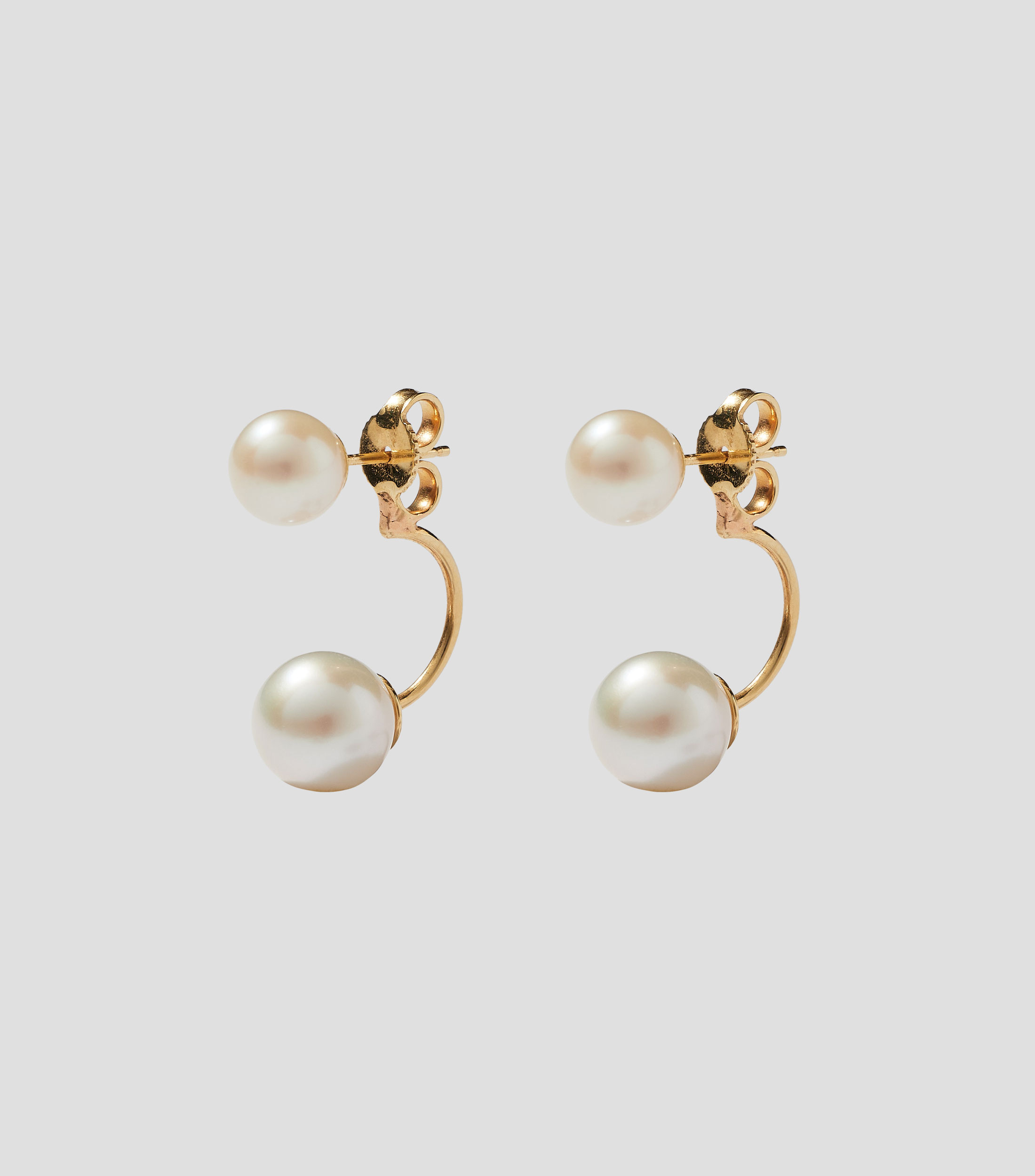 Aretes con perlas Mujer