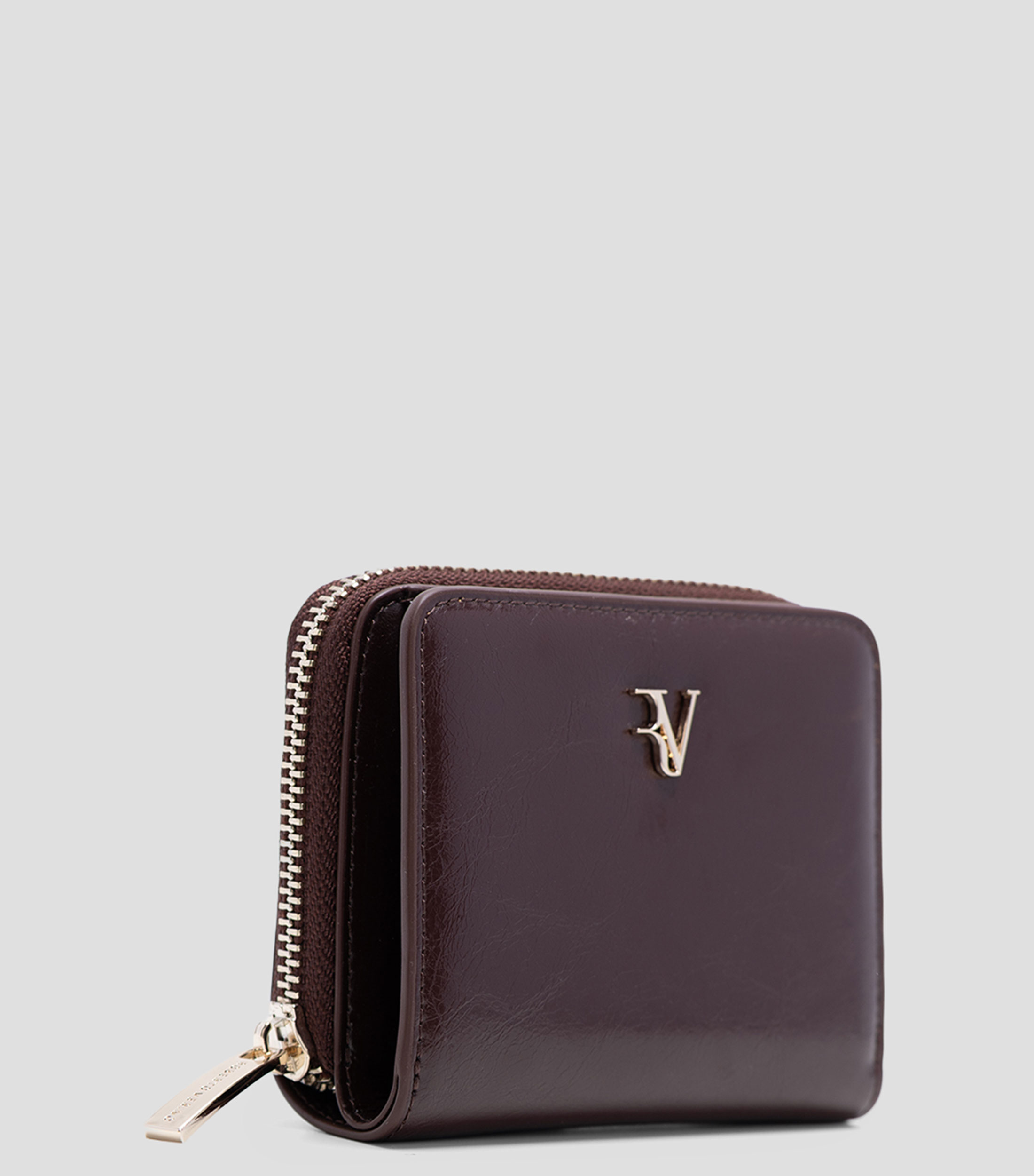 Cartera en piel lisa Mujer