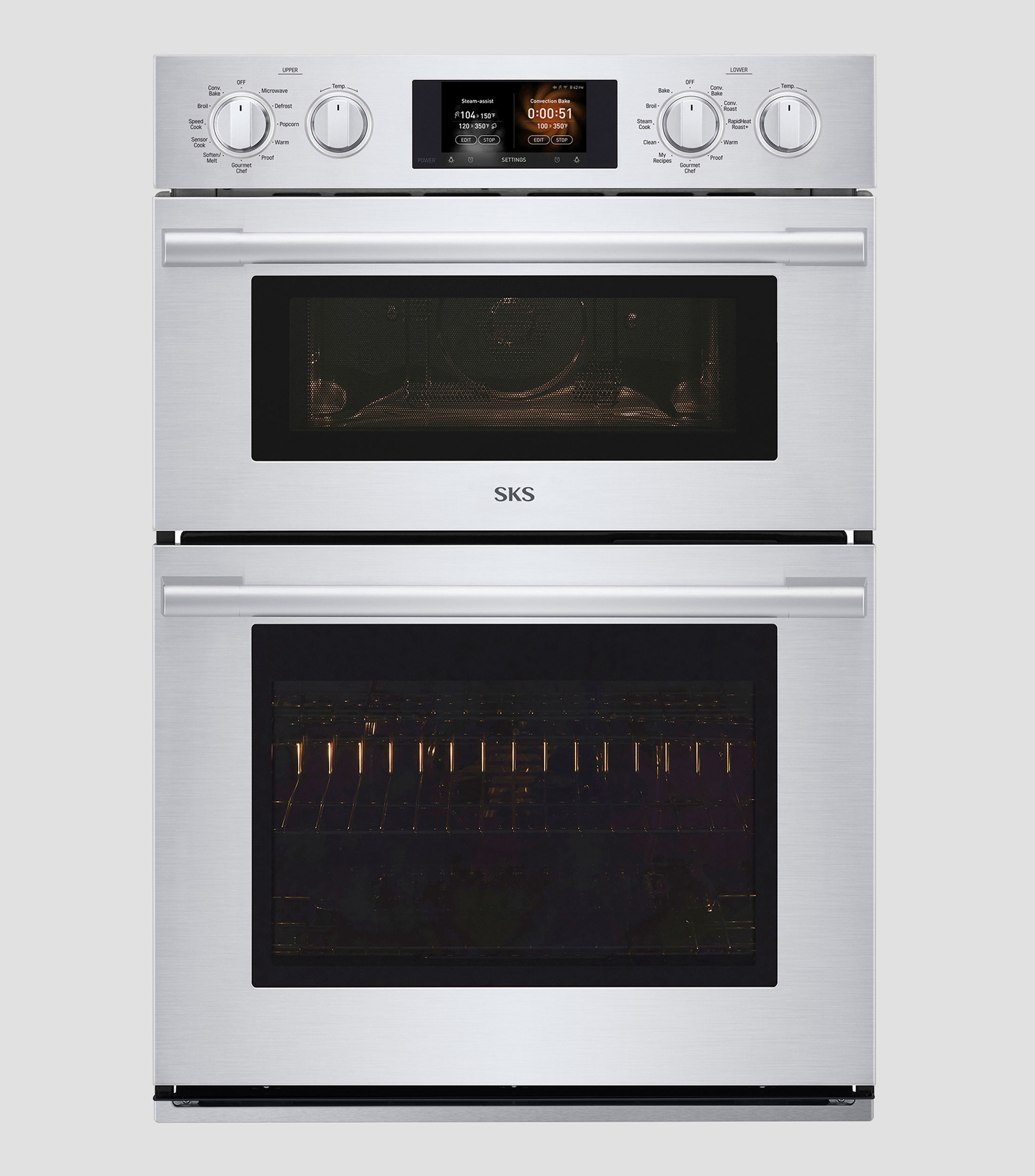Horno doble empotrable de 30