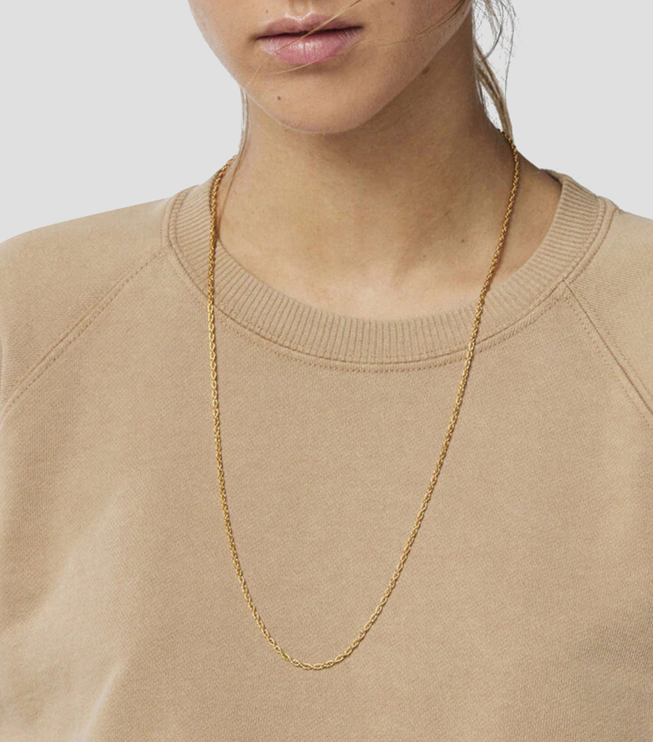 Cadena en plata Cordón Multi Anillas Chain Mujer