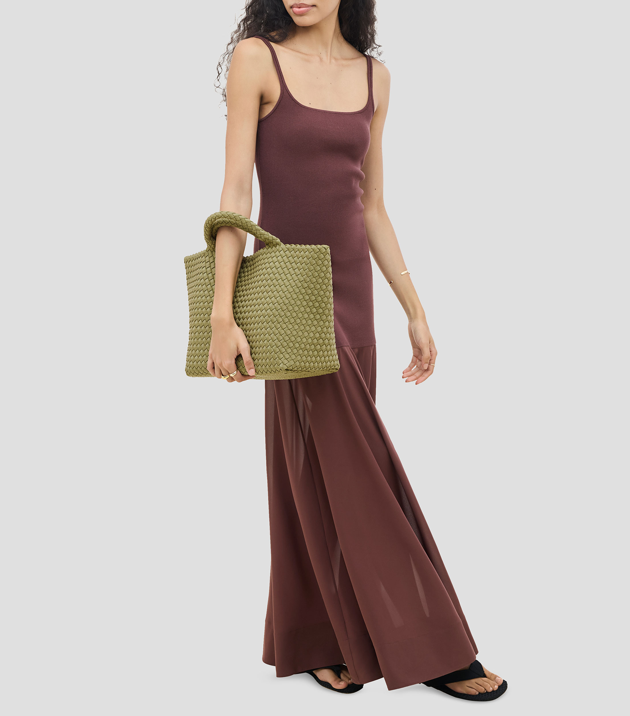 Bolsa tote verde St. Barth lisa Mujer