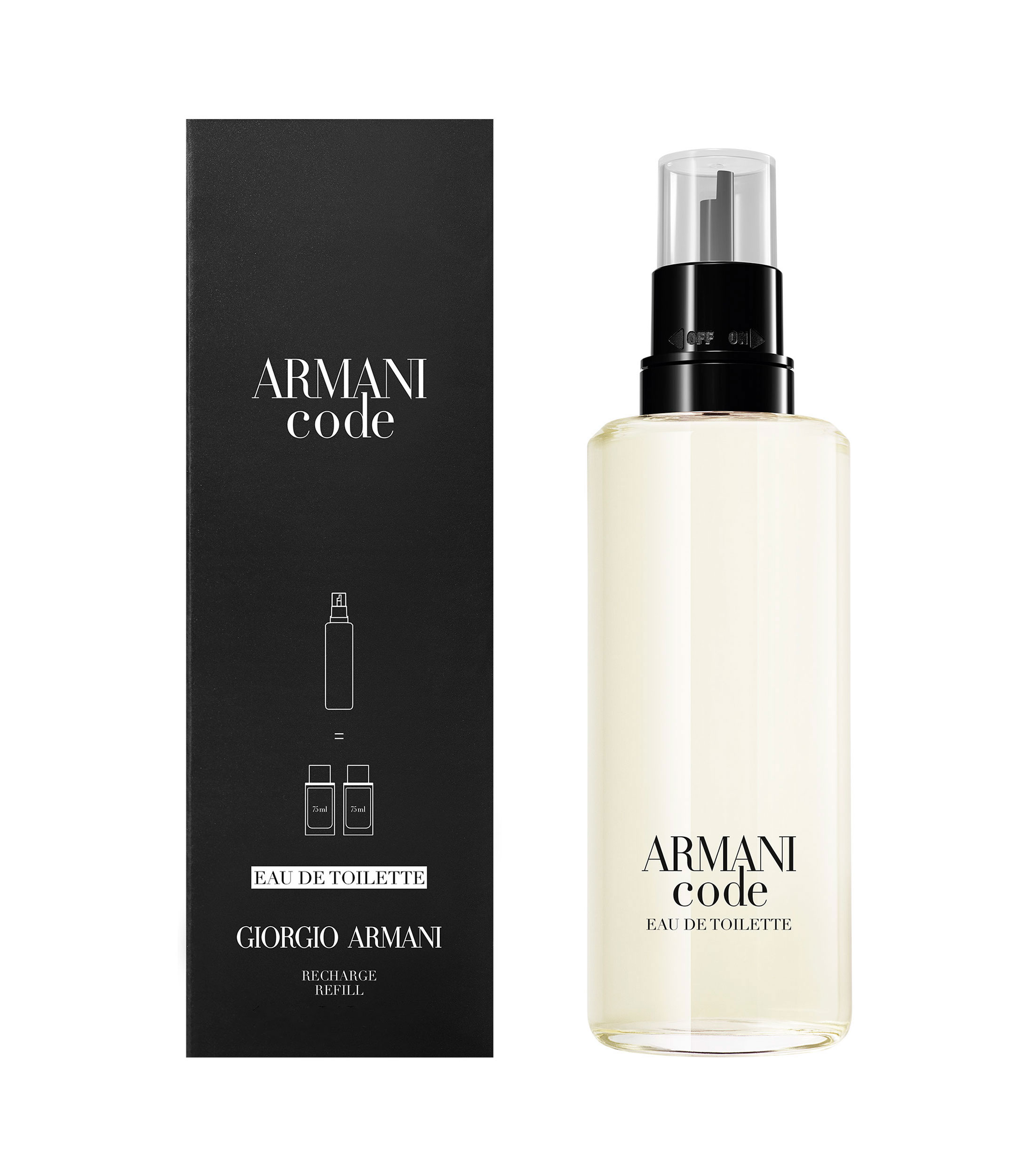 Perfume Refill Armani Code, Eau de Toilette 150 ml para Hombre