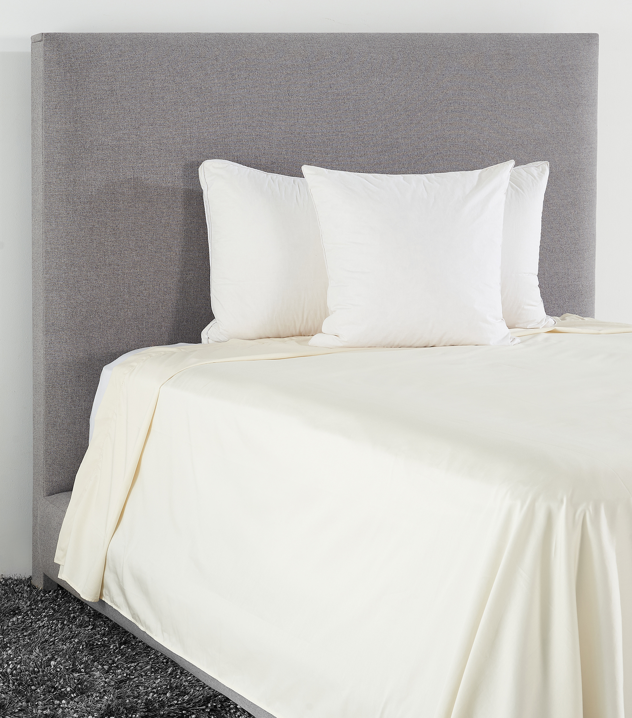 Sábana Plana Beige Queen Size