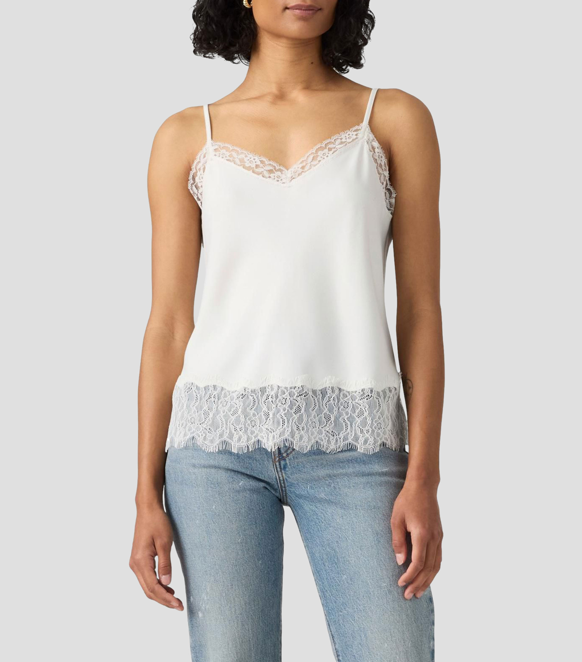 Blusa sólida sin mangas Mujer