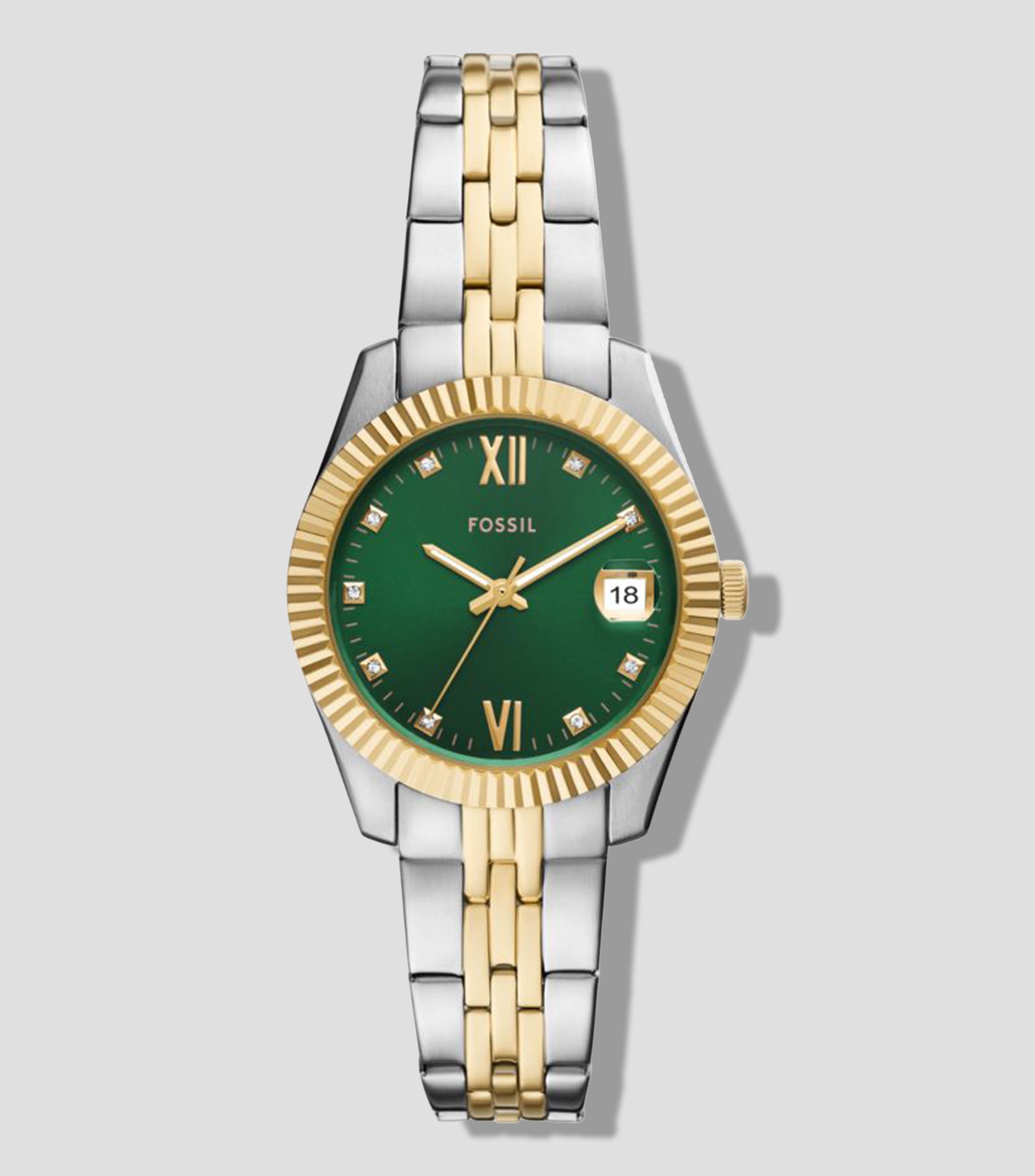 Reloj para Mujer Scarlette casual plateado, dorado