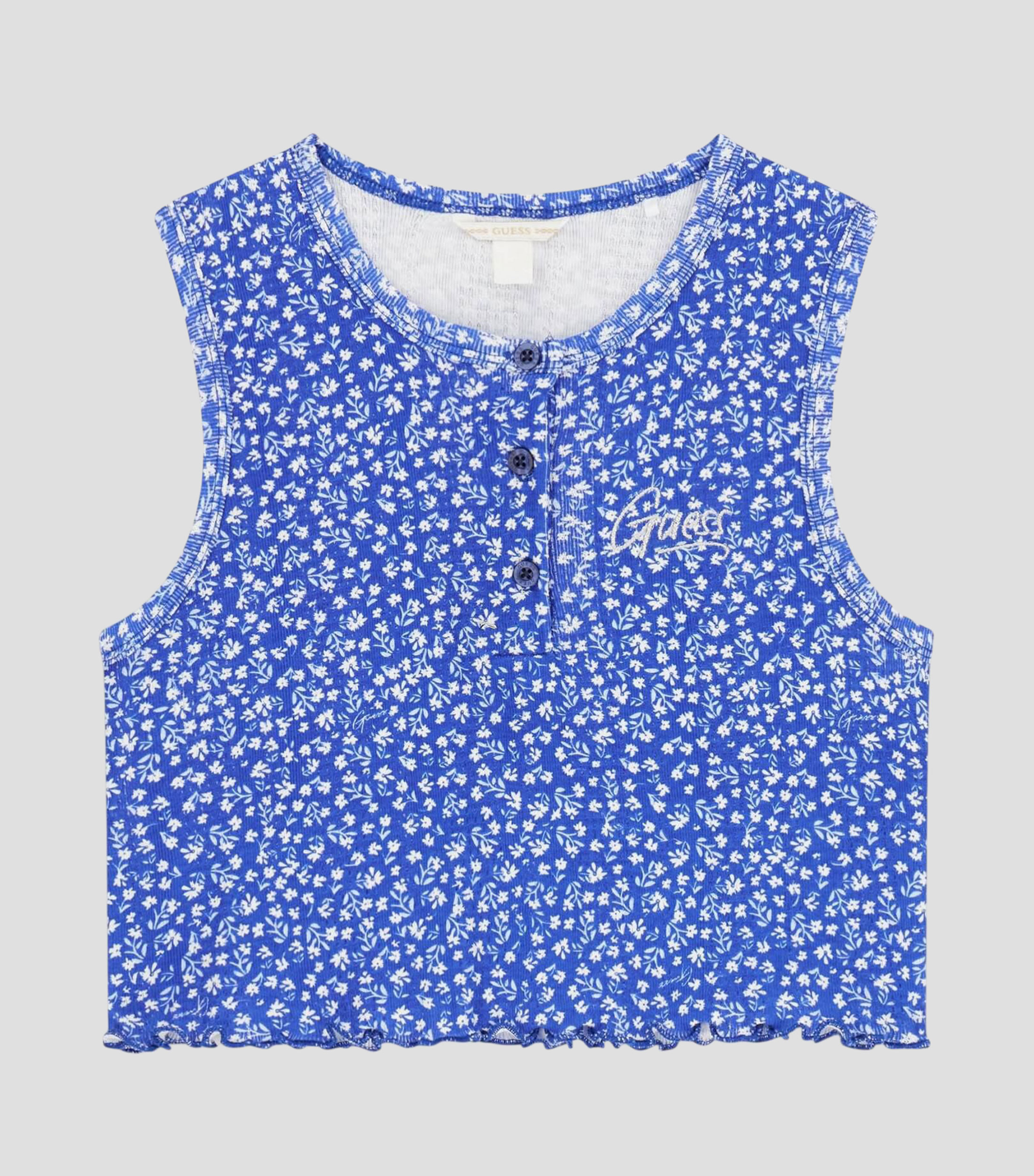 Playera estampada sin mangas Niña
