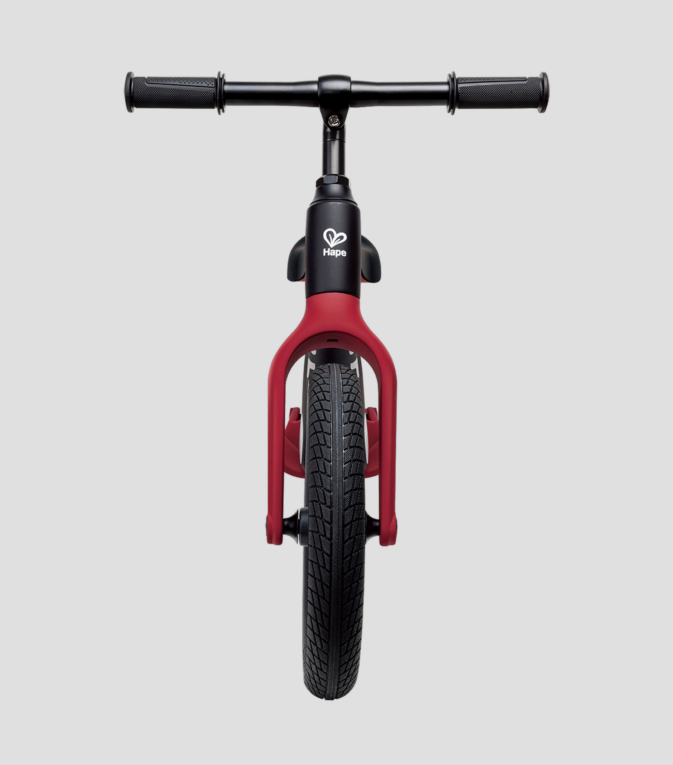 Bicicleta para bebé de equilibrio ligera sin pedales, roja