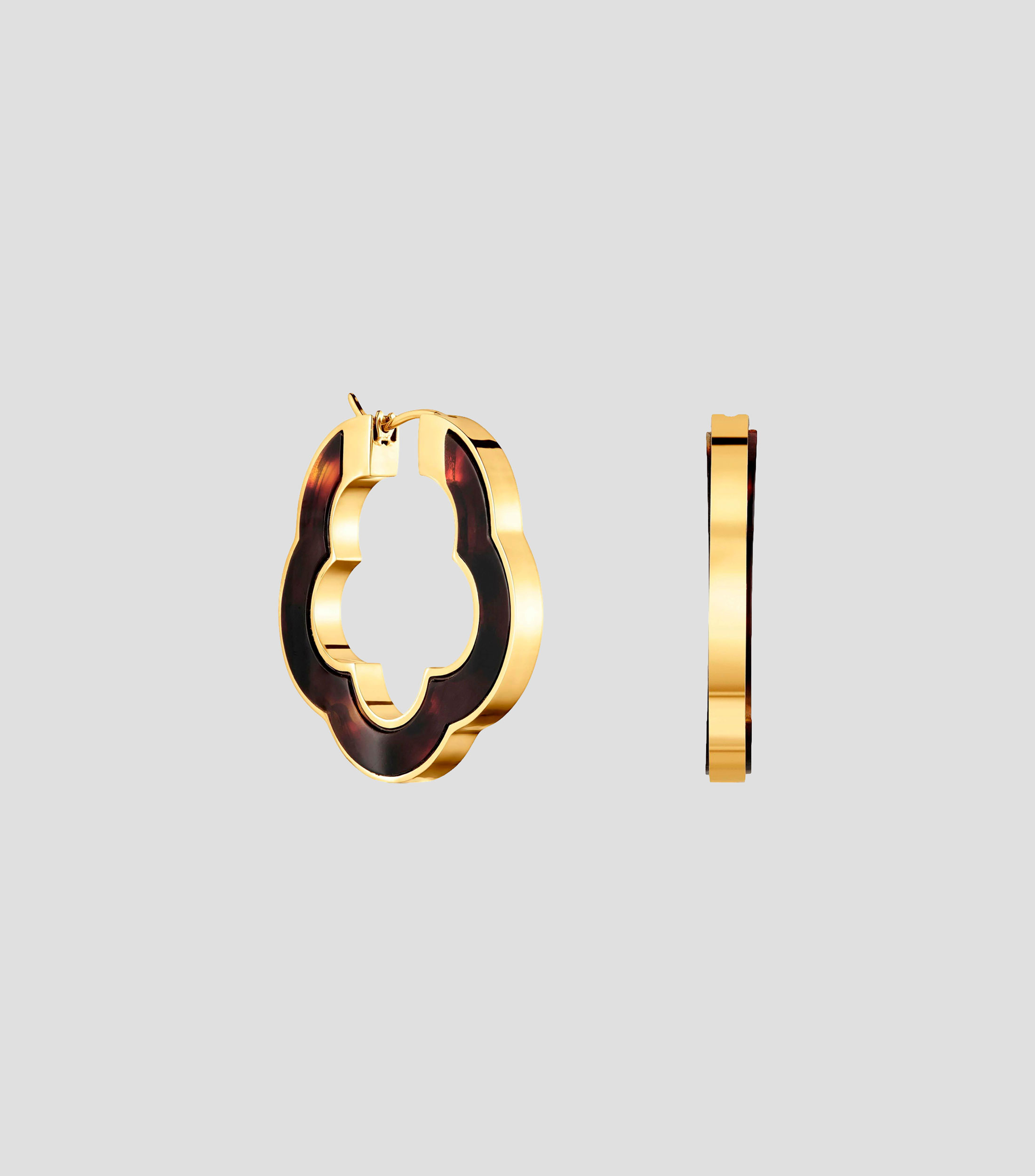 Aretes con resina Galaxy Mujer