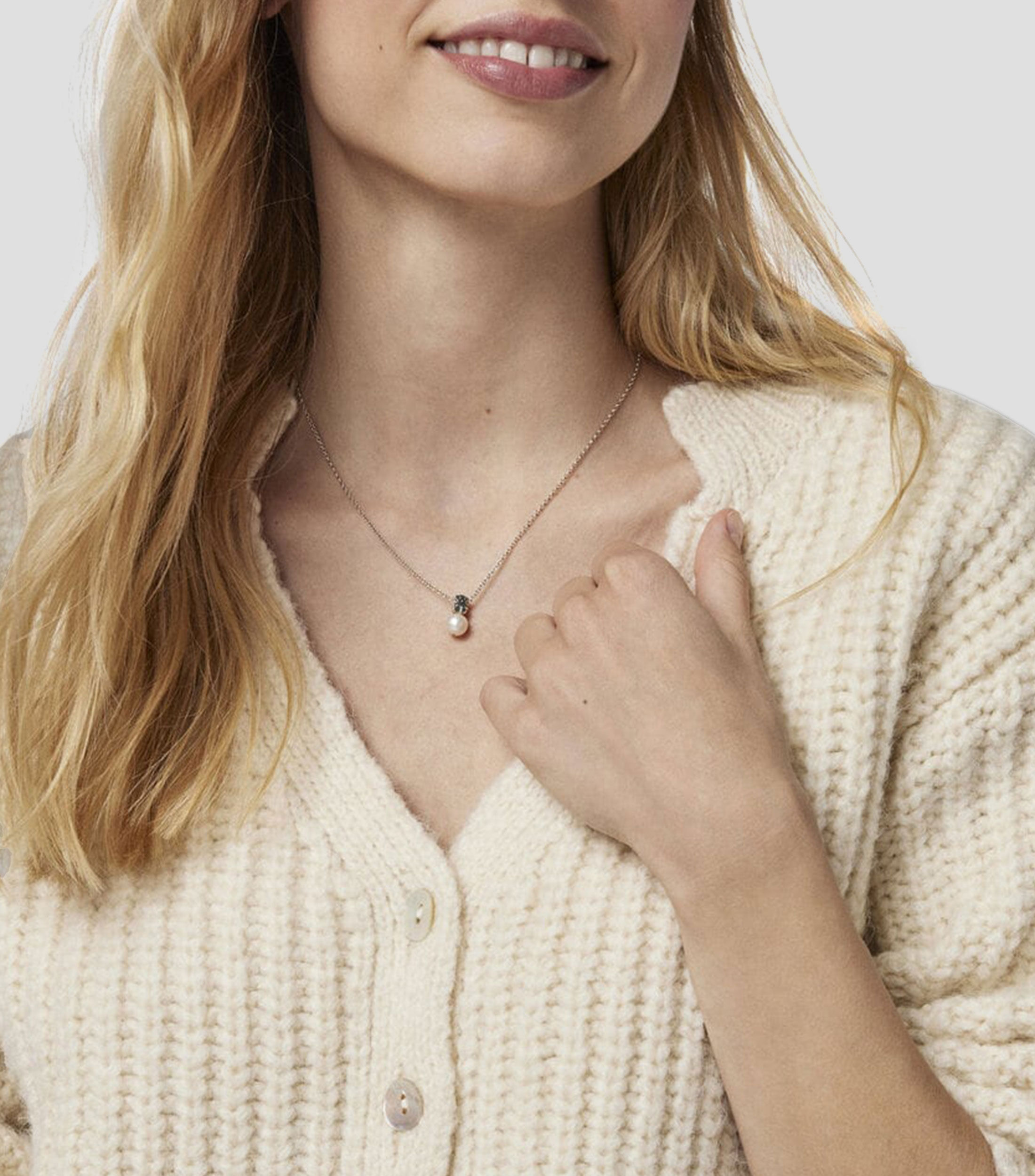 Collar con Charm oso en plata Sweet Dolls Mujer