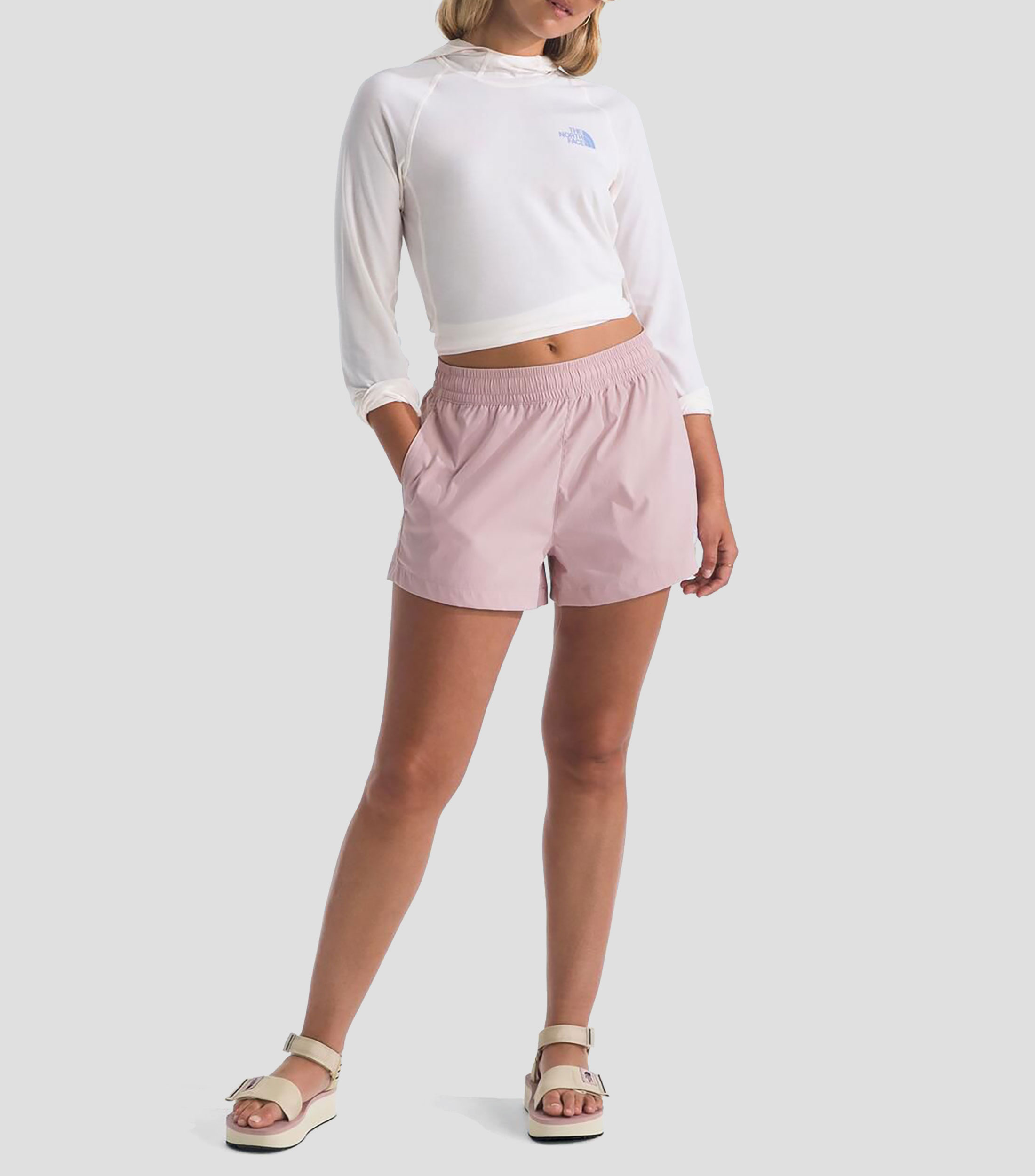 Short Class V Pathfinder Pull-On liso Mujer